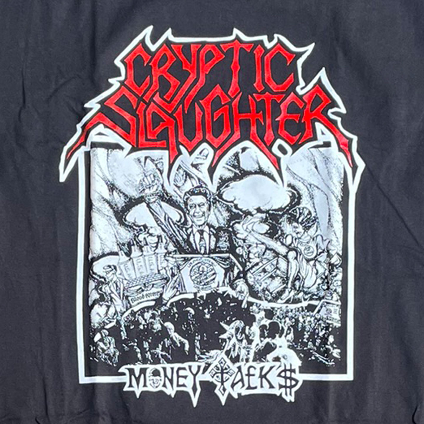 CRYPTIC SLAUGHTER Tシャツ MONEY TALKS