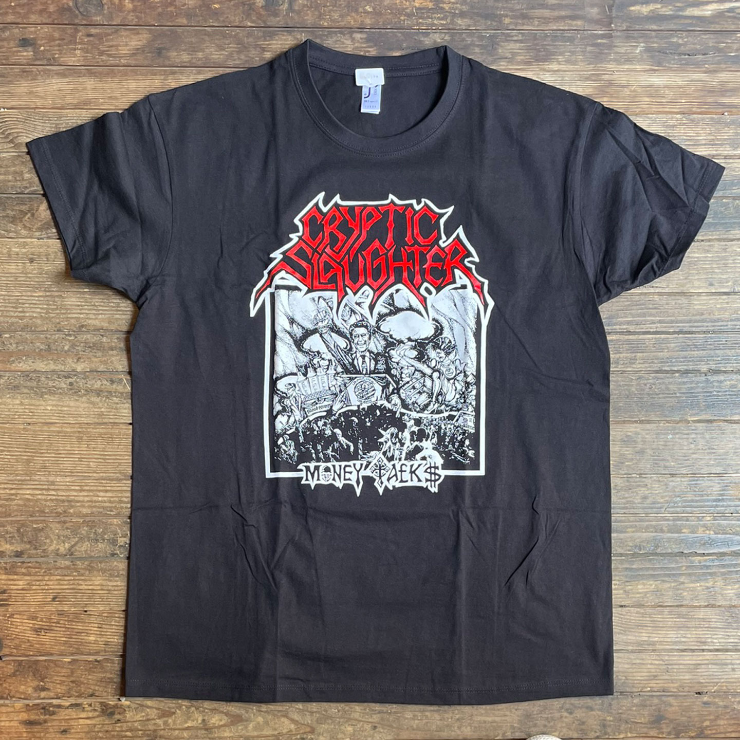 CRYPTIC SLAUGHTER Tシャツ MONEY TALKS
