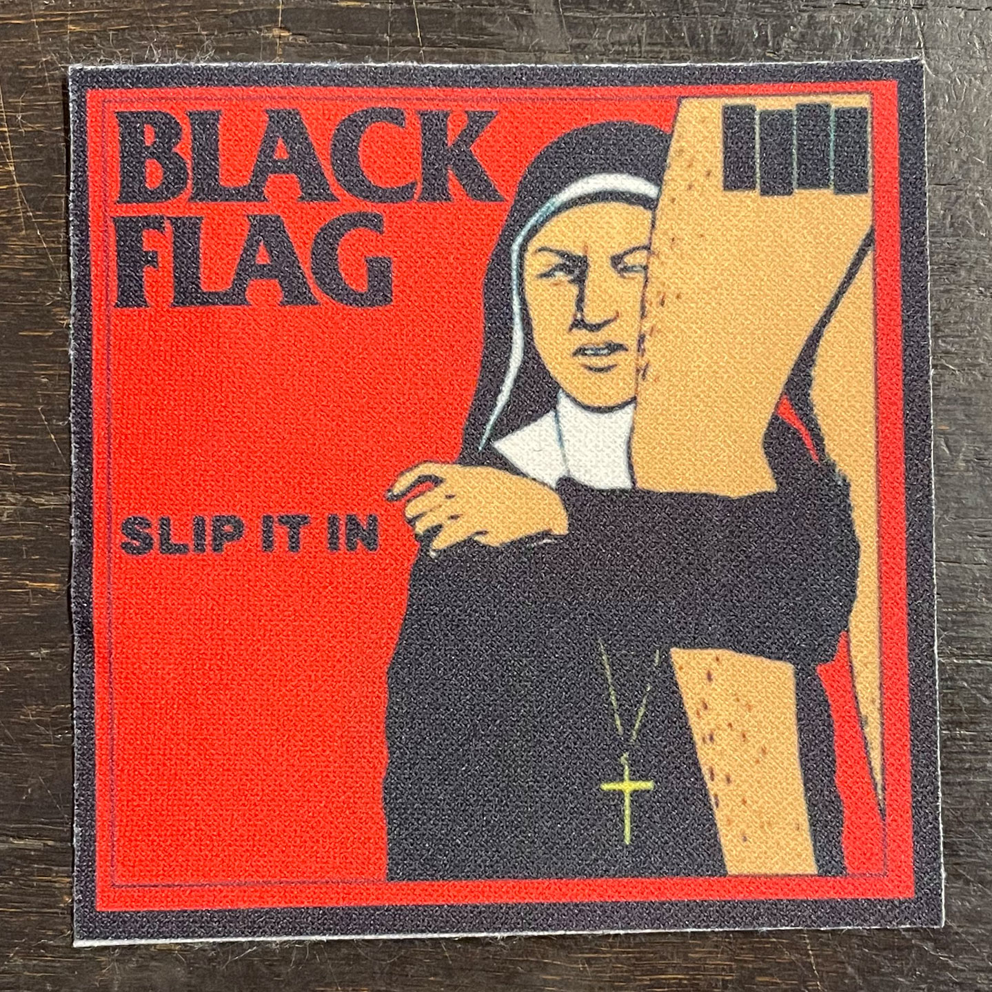 BLACK FLAG color patch SLIP IT IN