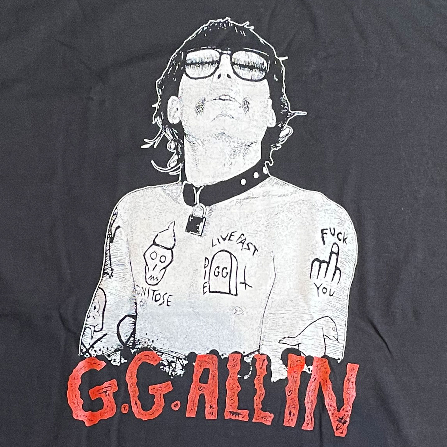 GG Allin Tシャツ PHOTO