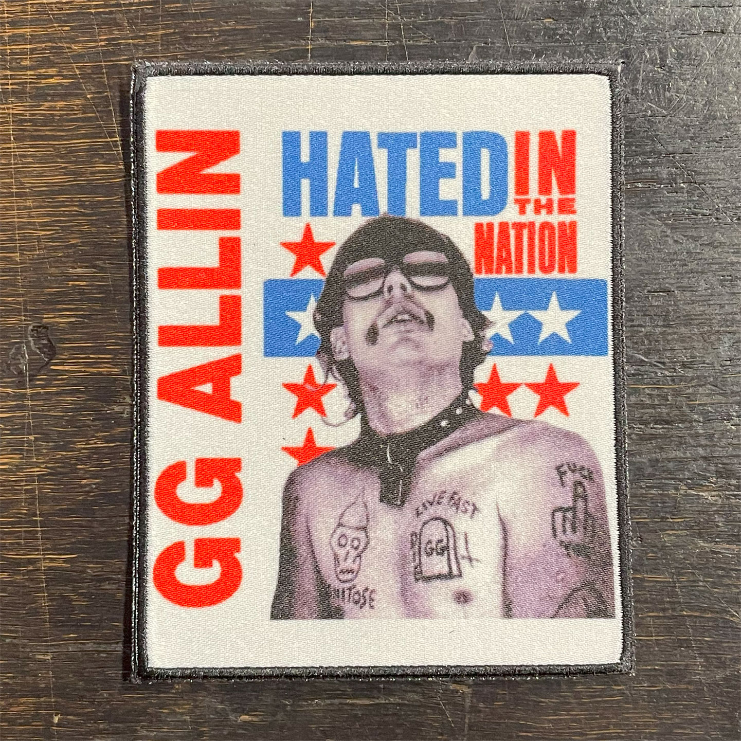 GG ALLIN ワッペン HATED IN THE NATION