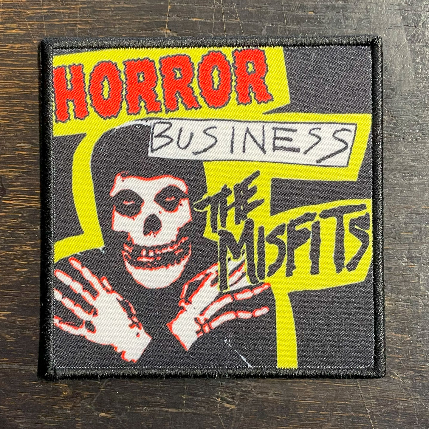 MISFITS ワッペン HORROR BUSINESS オフィシャル！