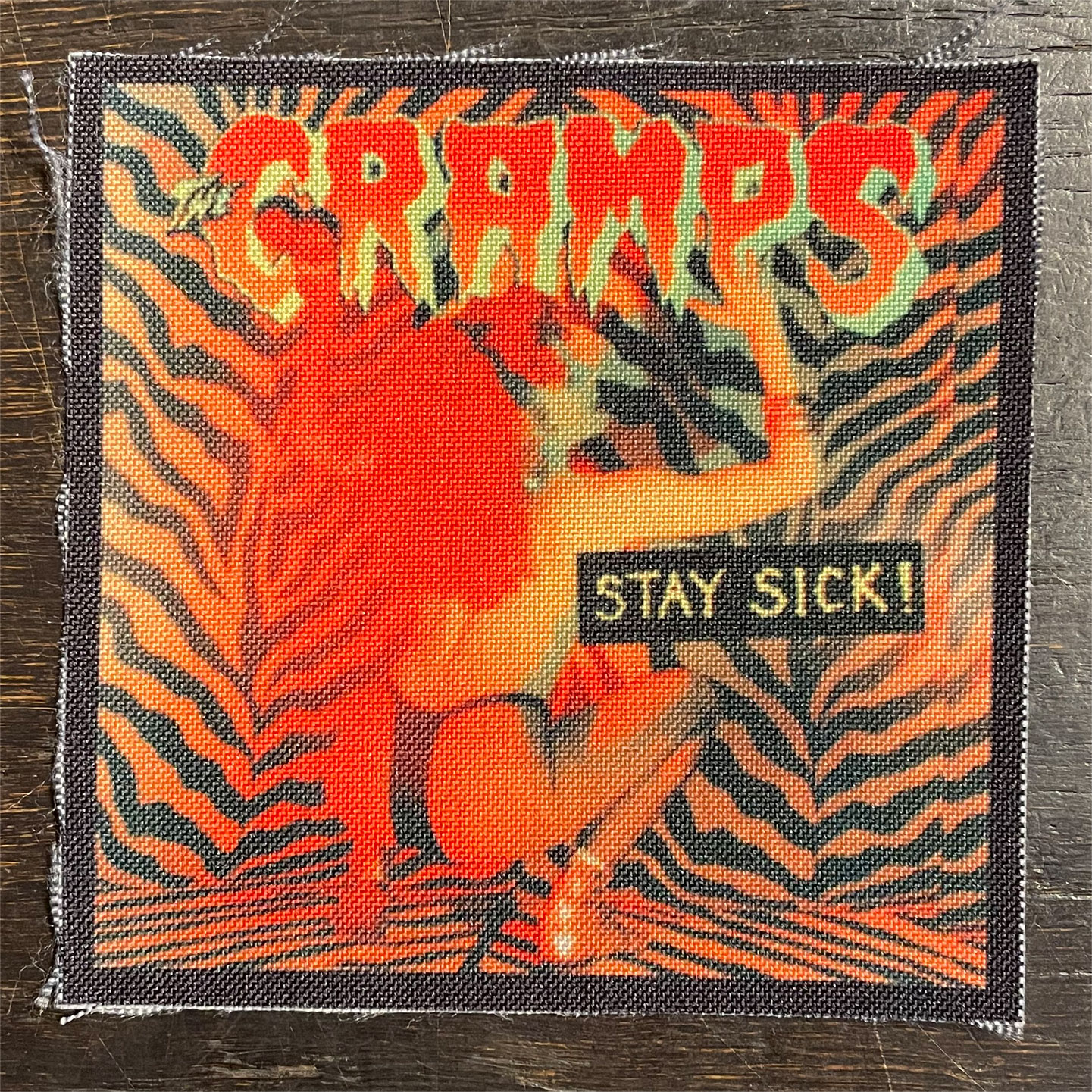 CRAMPS Color Patch Stay Sick!