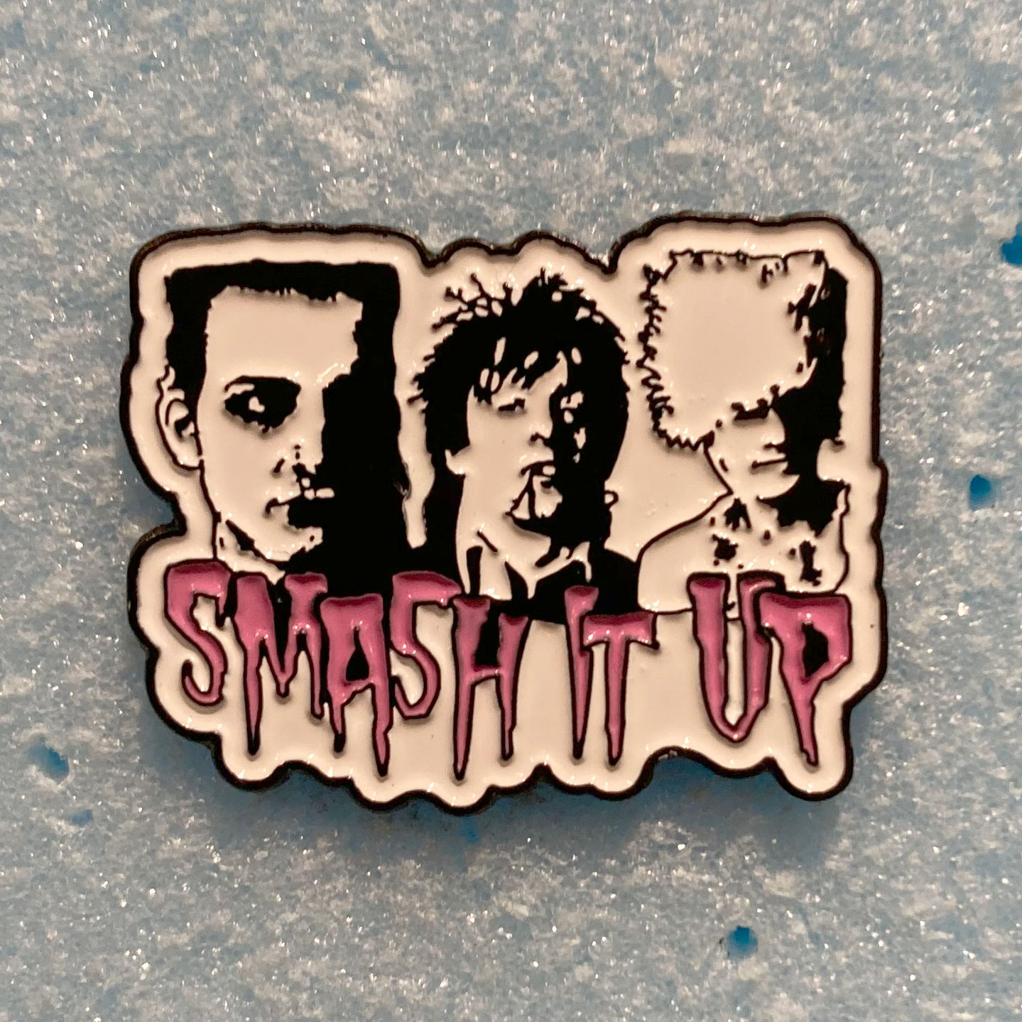 THE DAMNED ピンバッジ SMASH IT UP