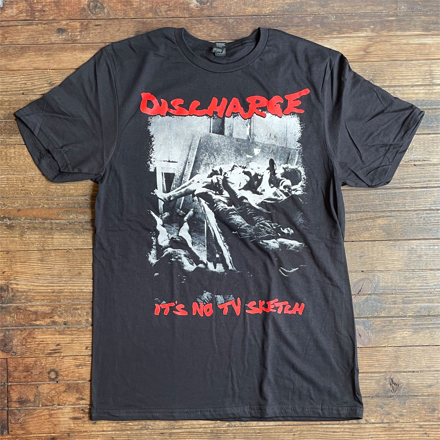 DISCHARGE Tシャツ It's No TV Sketch オフィシャル