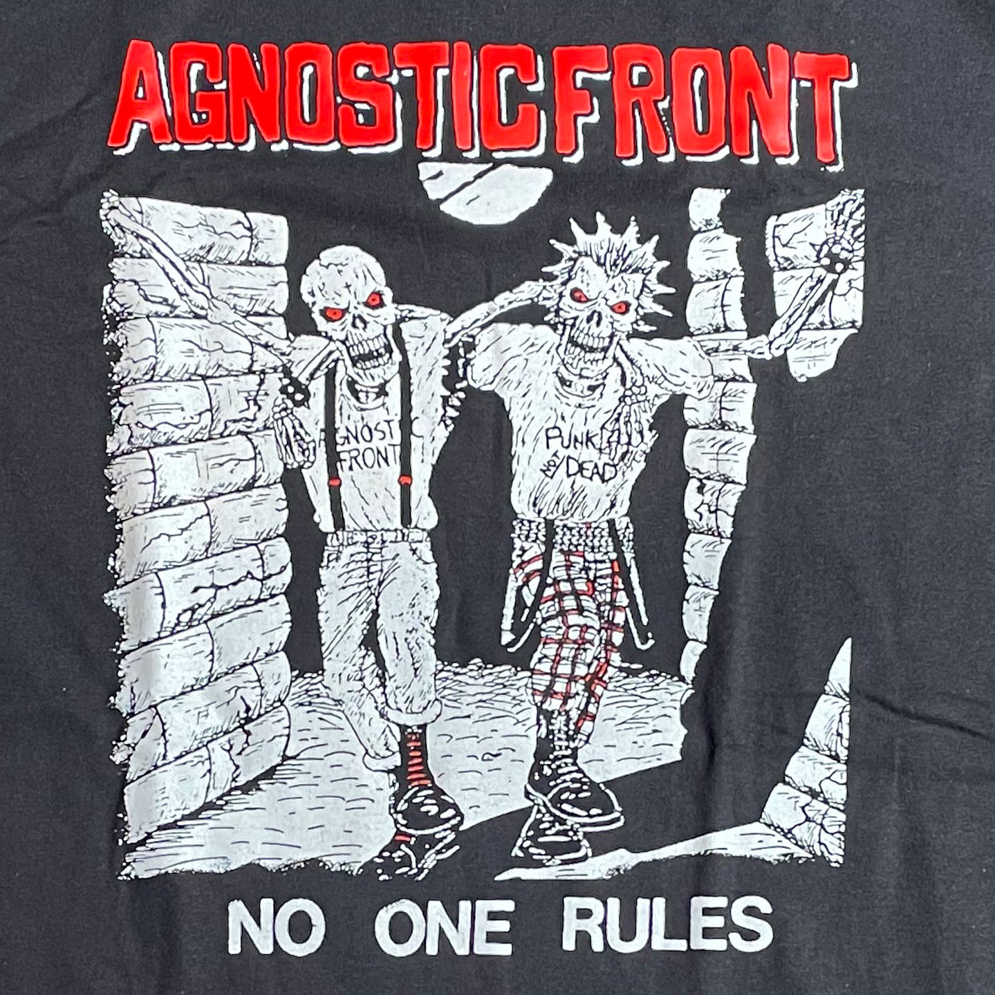 AGNOSTIC FRONT Tシャツ NO ONE RULES