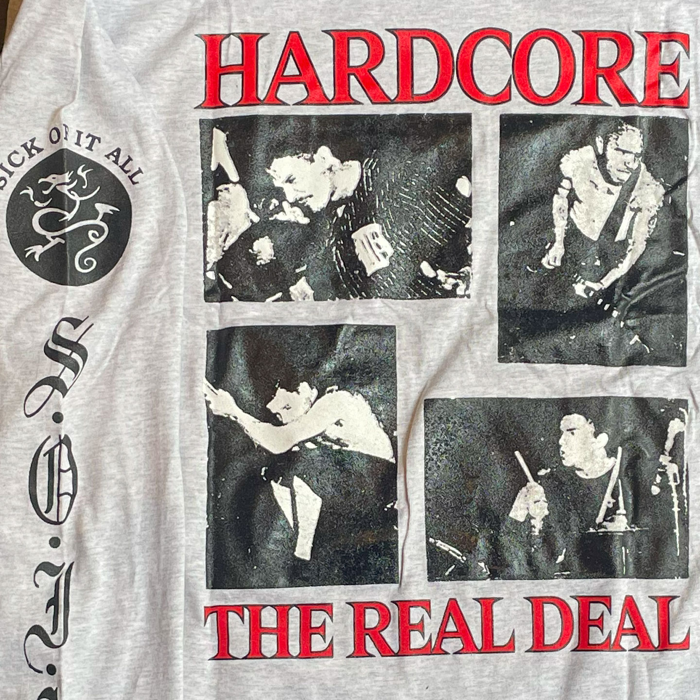 SICK OF IT ALL ロングスリーブTシャツ HARDCORE THE REAL DEAL