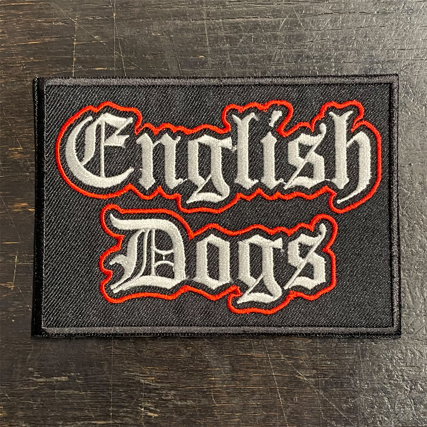 ENGLISH DOGS 刺繍ワッペン LOGO
