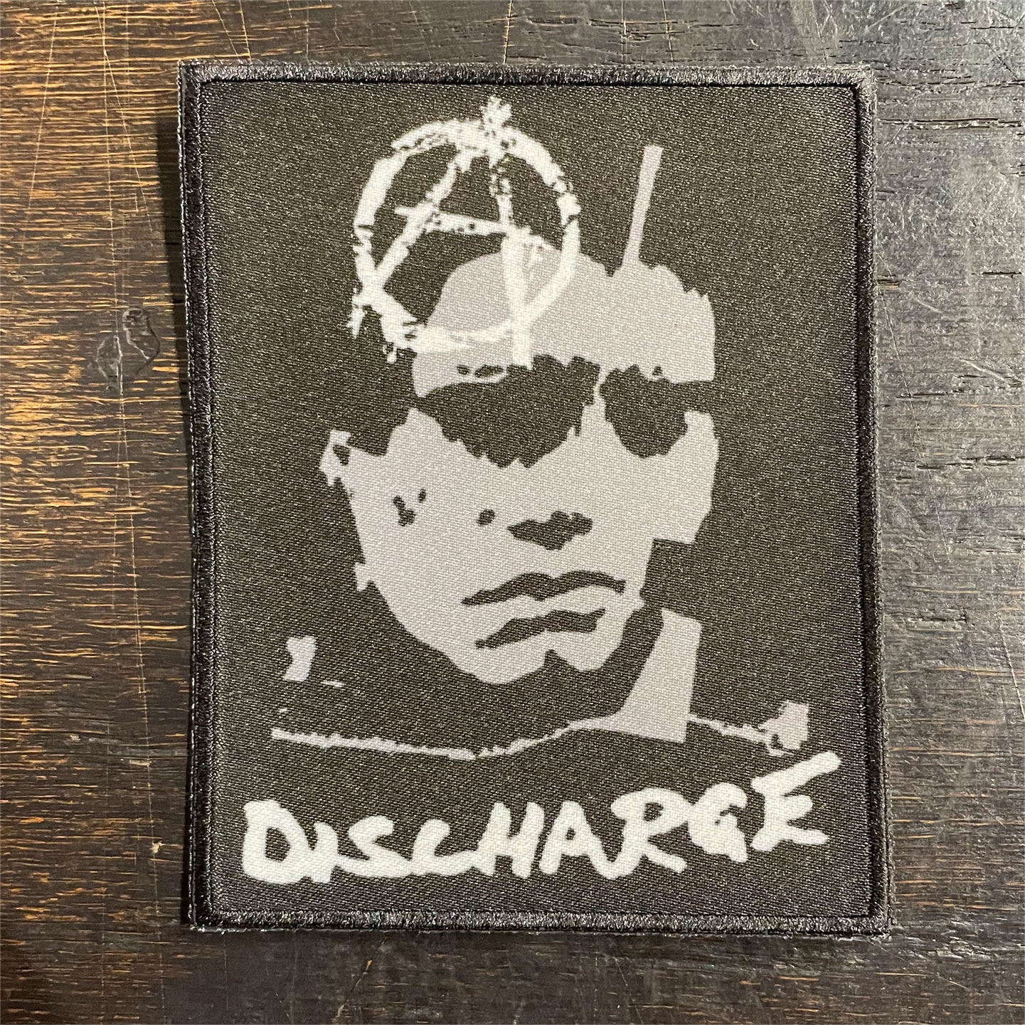 DISCHARGE ワッペン ANARCHY & FACE