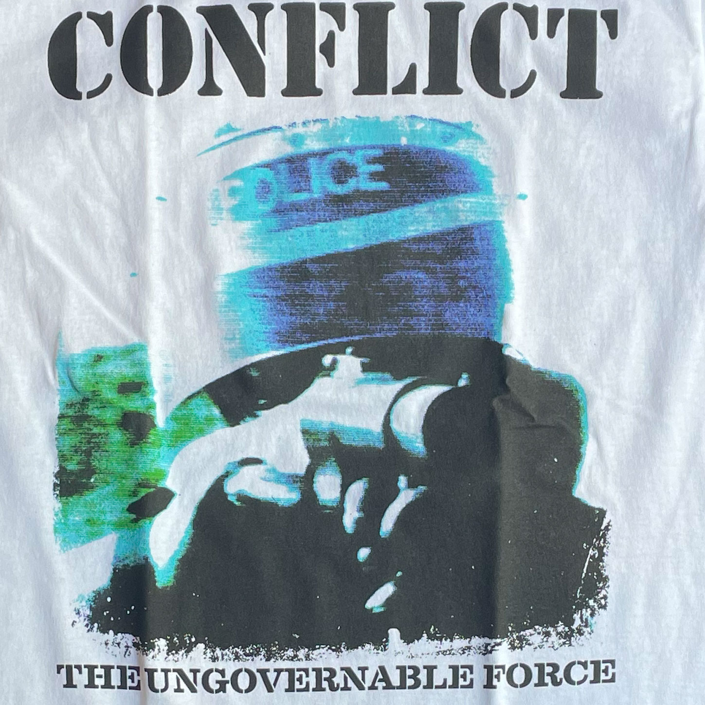CONFLICT Tシャツ The Ungovernable Force White オフィシャル！