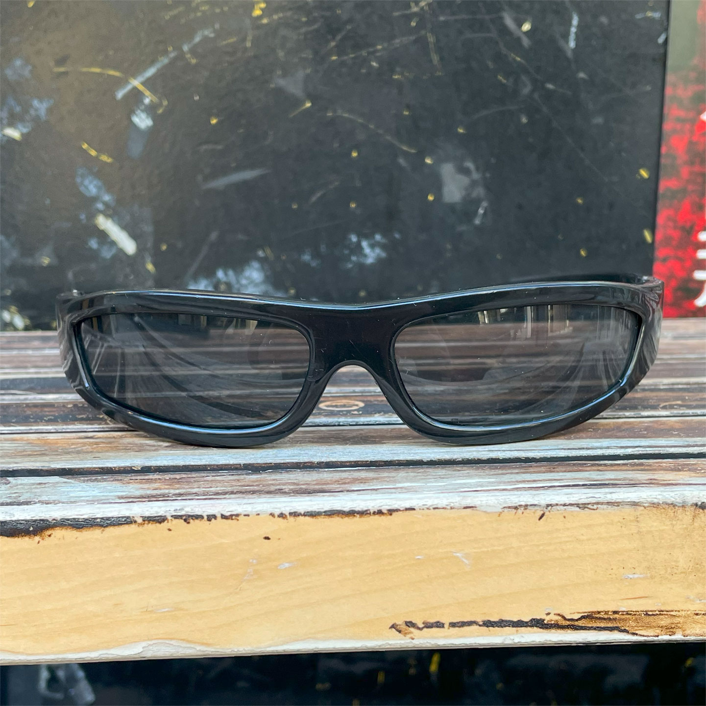 ITALY MADE VINTAGE SUNGLASS BLACK