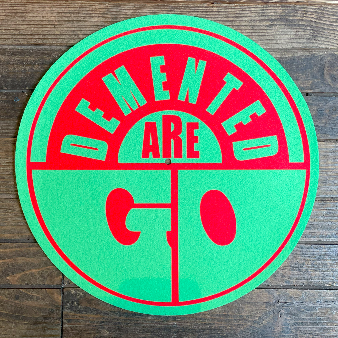 DEMENTED ARE GO スリップマット LOGO