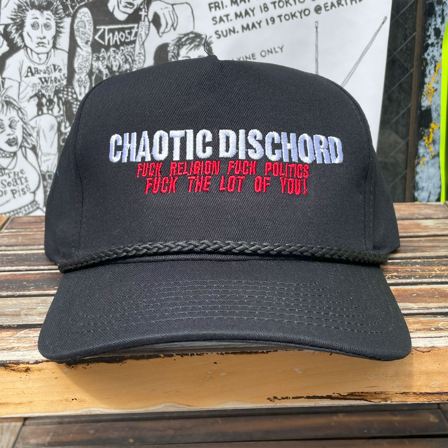 CHAOTIC DISCHORD CAP FUCK THE LOT OF YOU!
