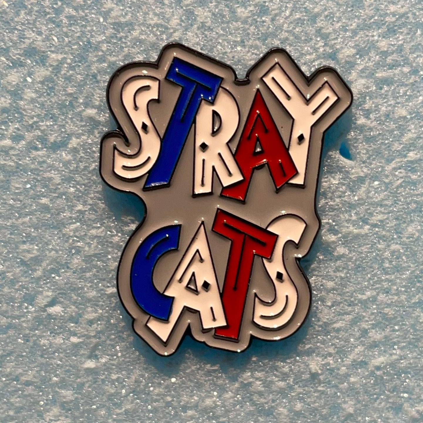 STRAY CATS ピンバッジ NAME