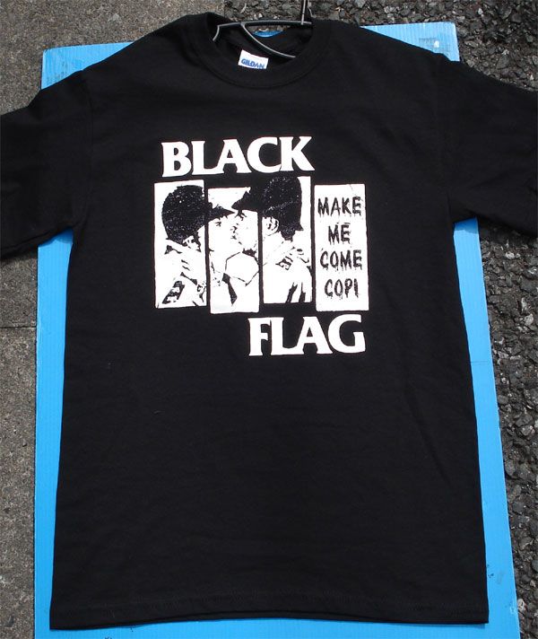 BLACK FLAG Tシャツ COP | 45REVOLUTION