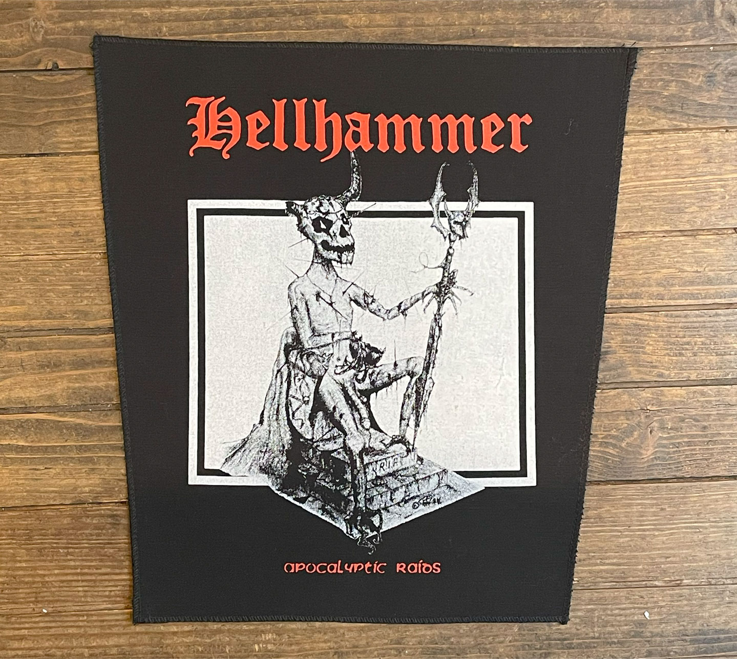 HELLHAMMER BACKPATCH APOCALYPTIC RAIDS