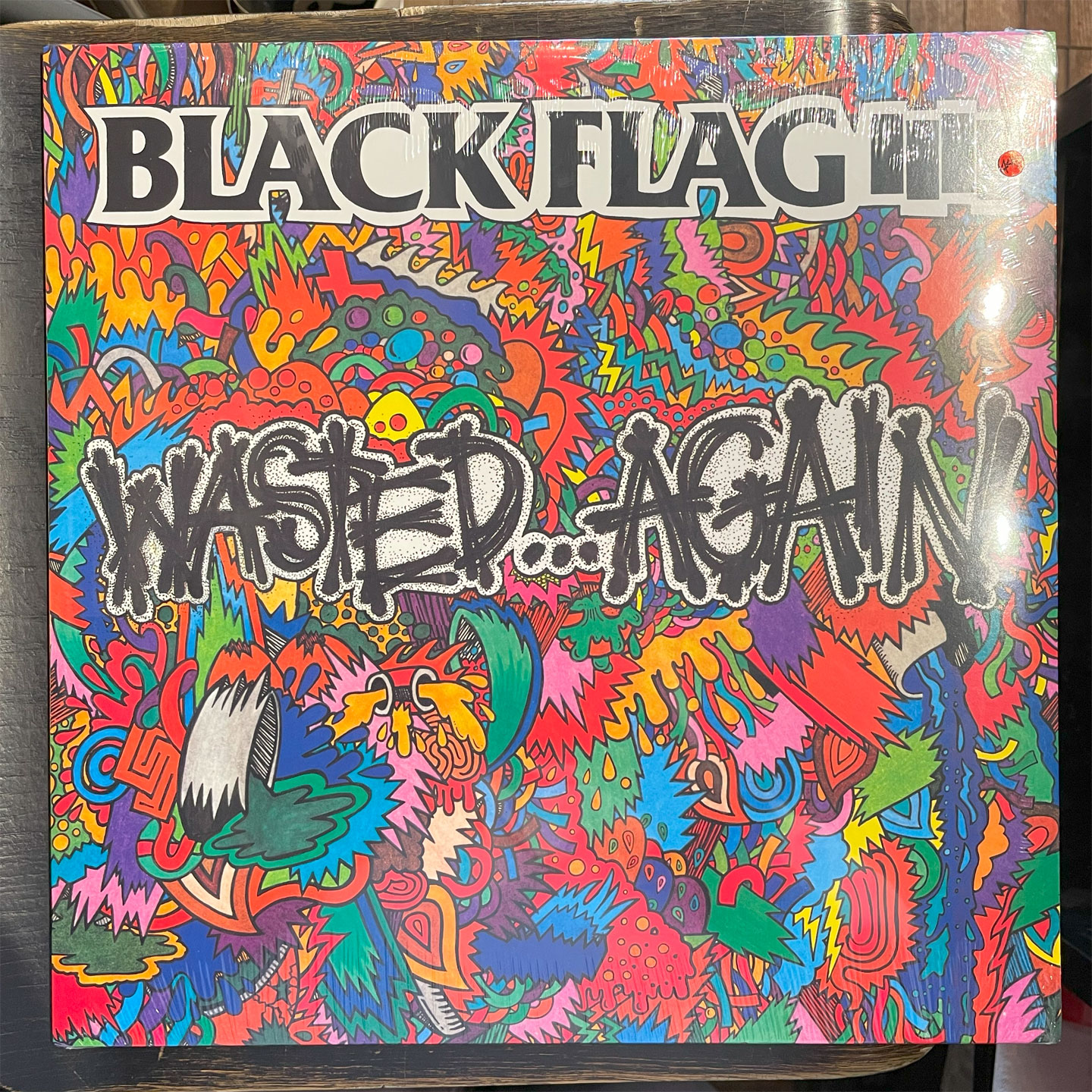 BLACK FLAG 12" LP WASTED AGAIN