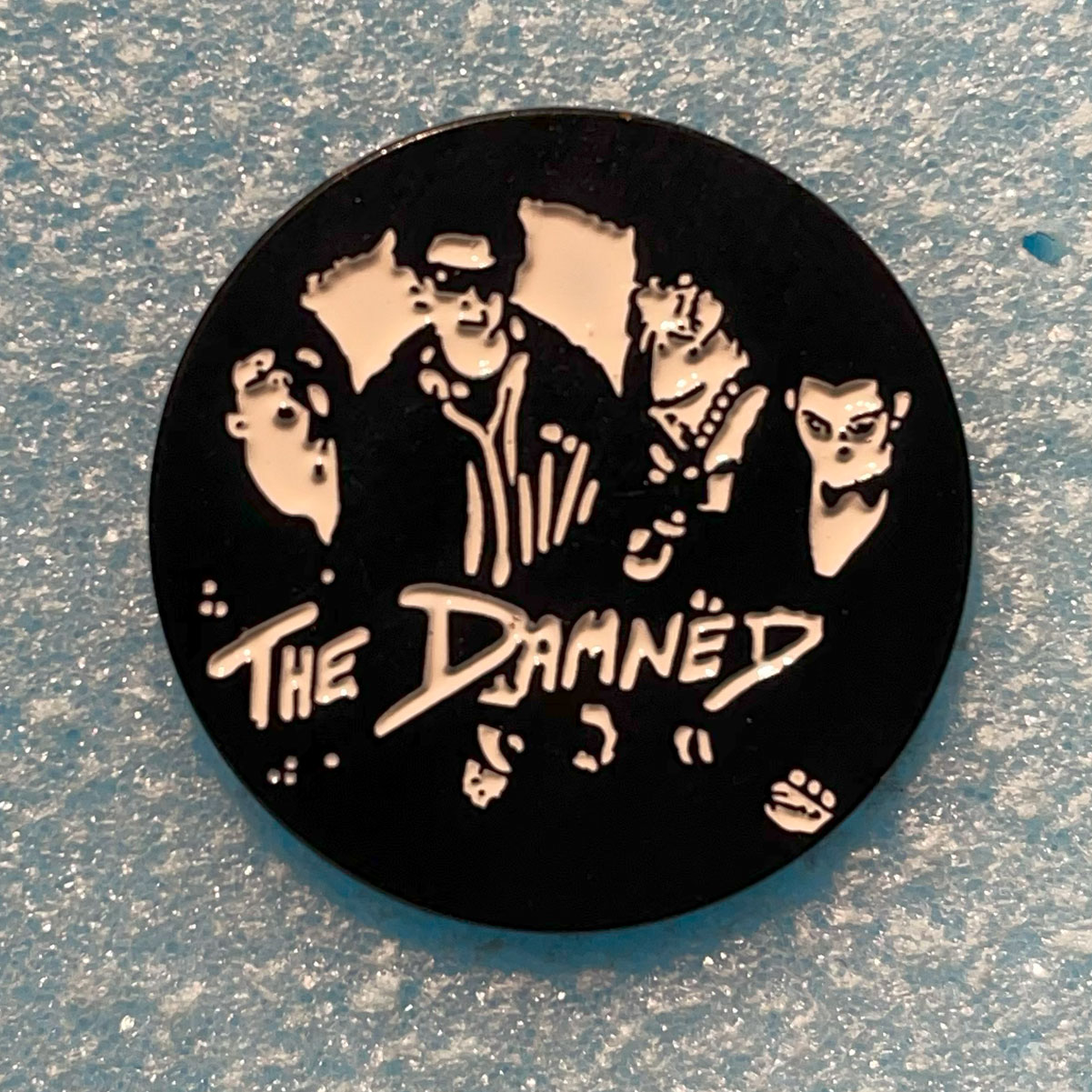 THE DAMNED ピンバッジ NEW ROSE