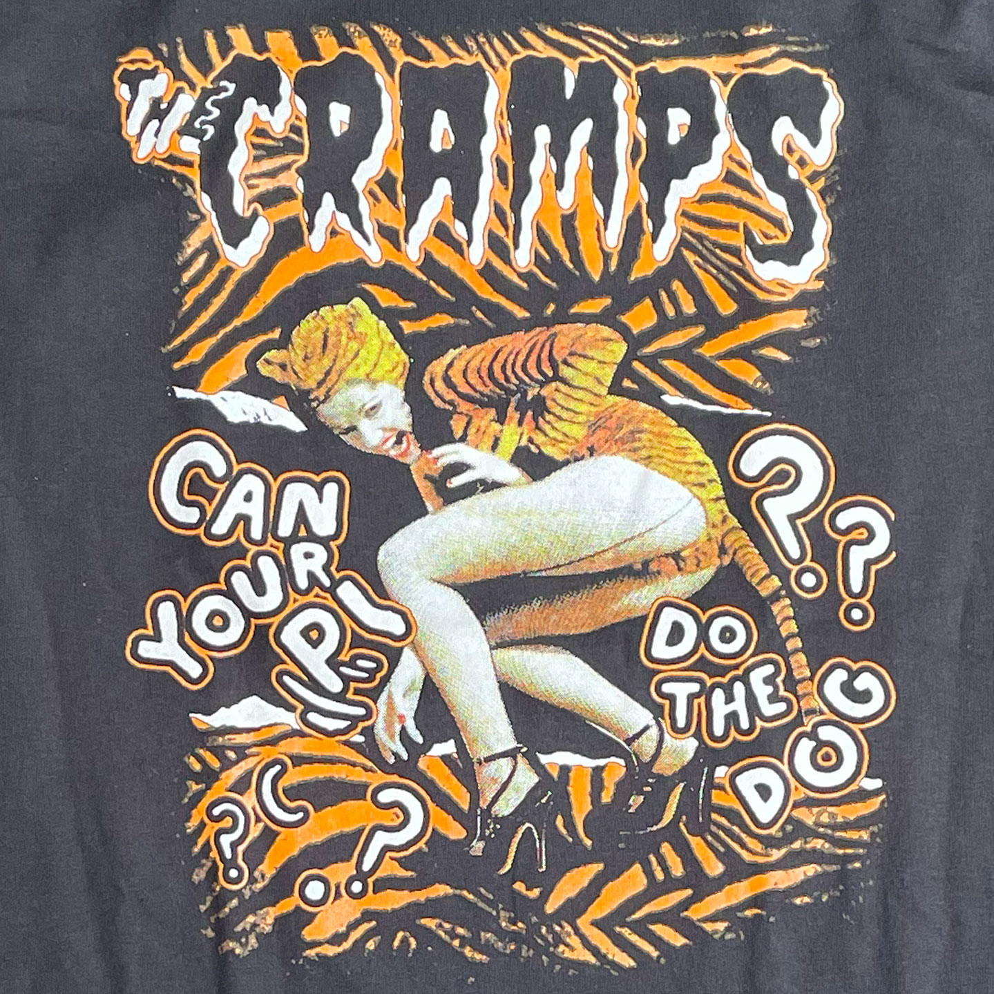 CRAMPS Tシャツ can your pussy do the dog