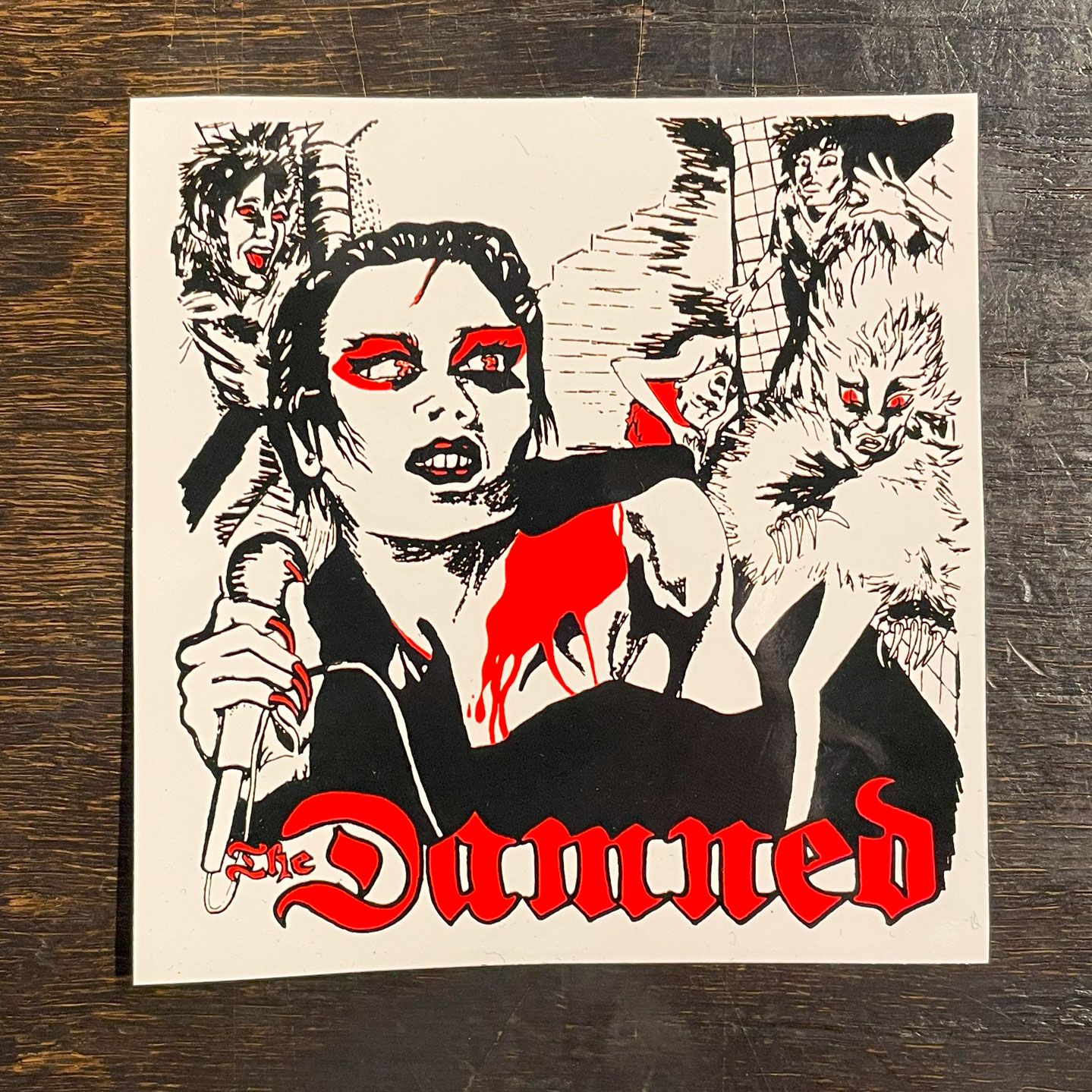 THE DAMNED ステッカー Dave