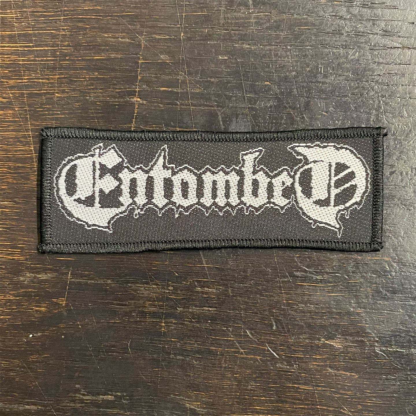 ENTOMBED 刺繍ワッペン logo オフィシャル