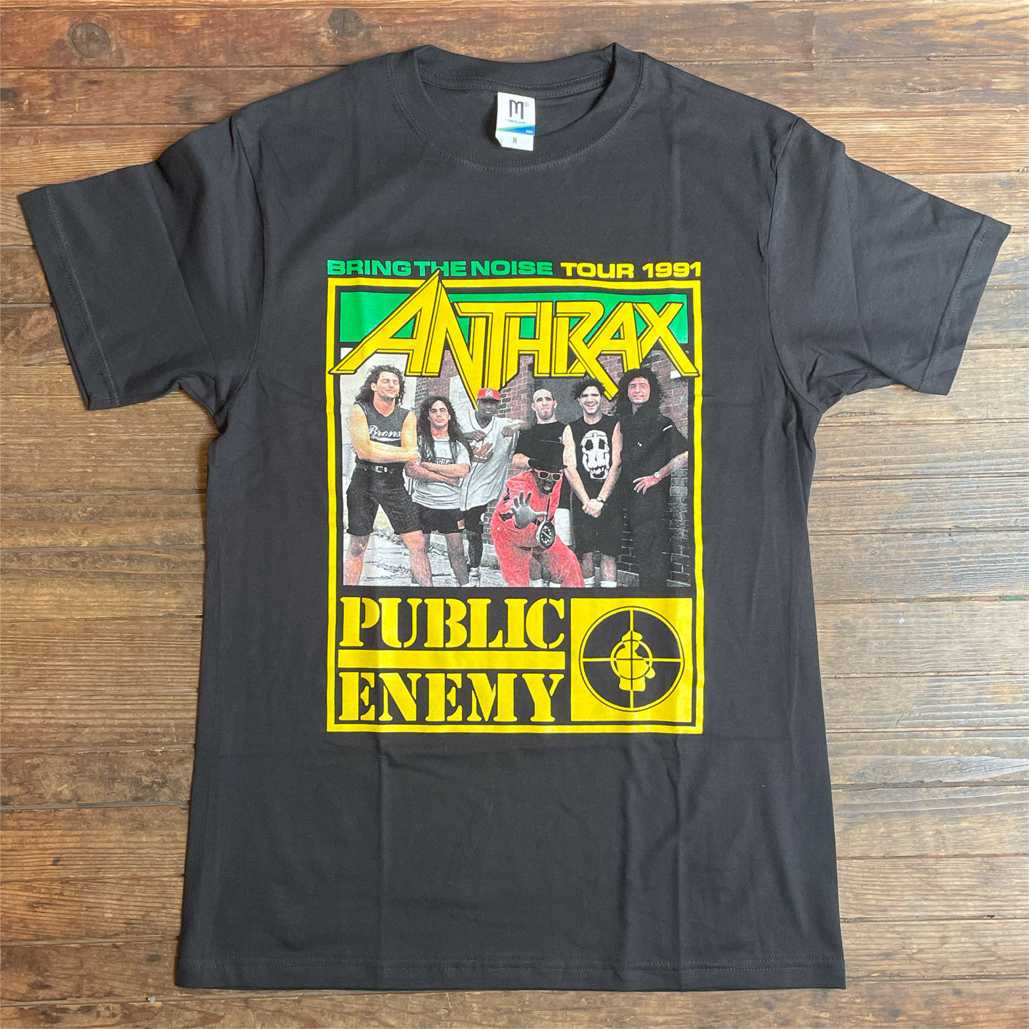 PUBLIC ENEMY　Anthrax　ヴィンテージ　Tシャツ public enemy ANTHRAX Size 2XL black Vintage Print TShirt
