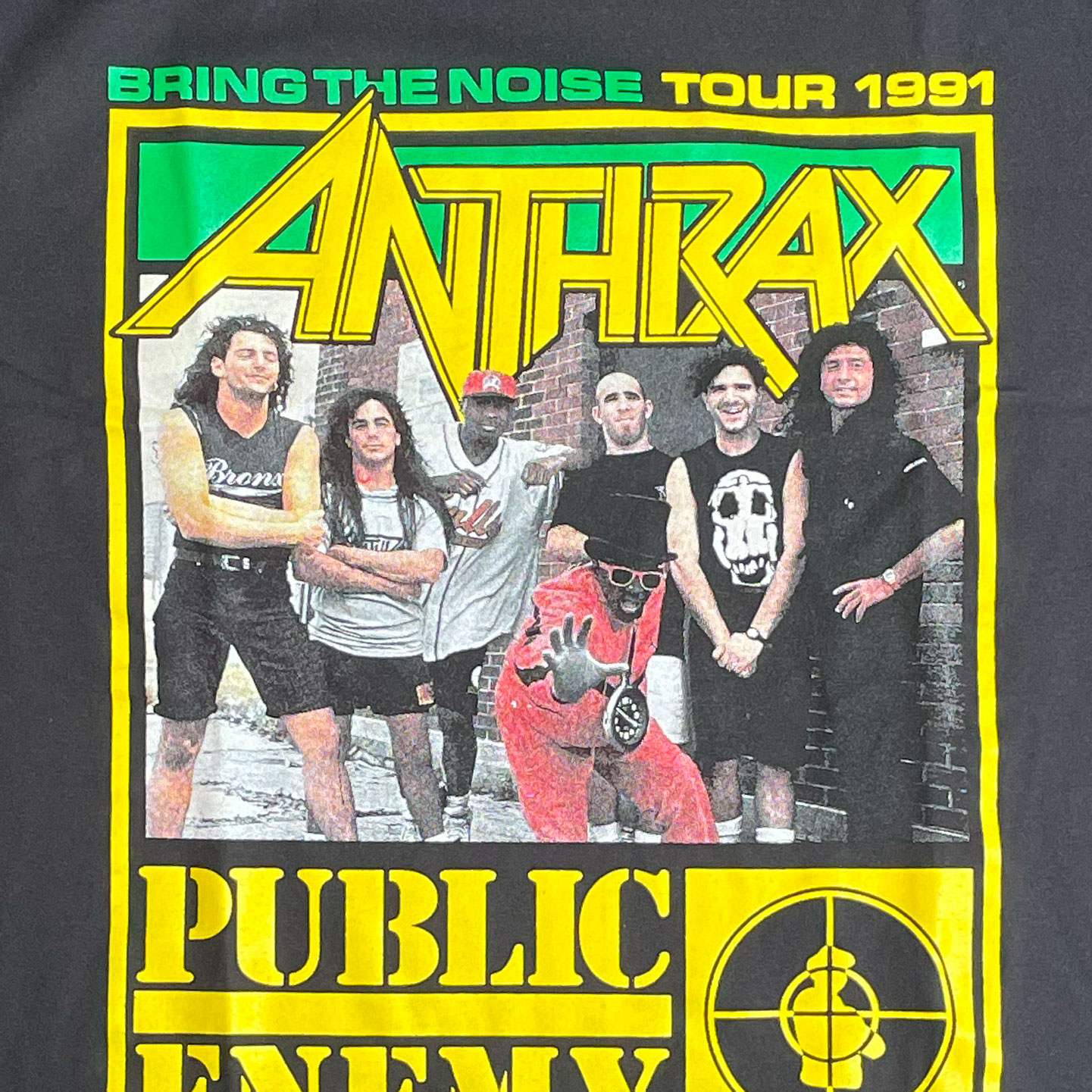 PUBLIC ENEMY　Anthrax　ヴィンテージ　Tシャツ ANTHRAX PUBLIC ENEMY Tシャツ - メルカリ