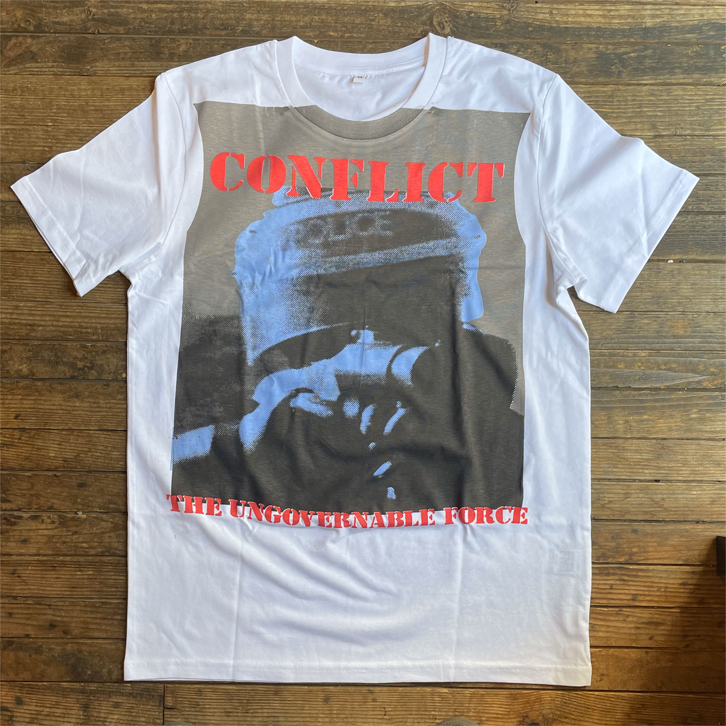 CONFLICT Tシャツ The Ungovernable Force Big Print