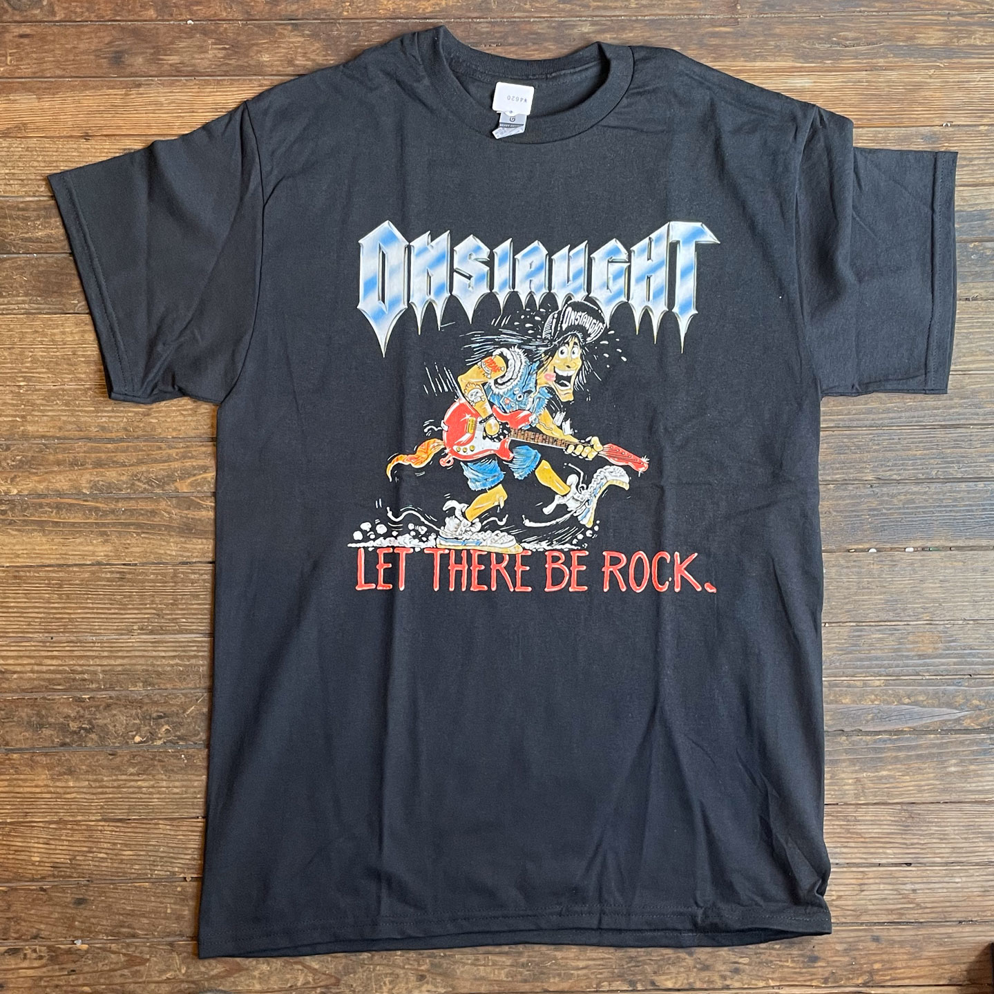 Onslaught Tシャツ Let There Be Rock オフィシャル！