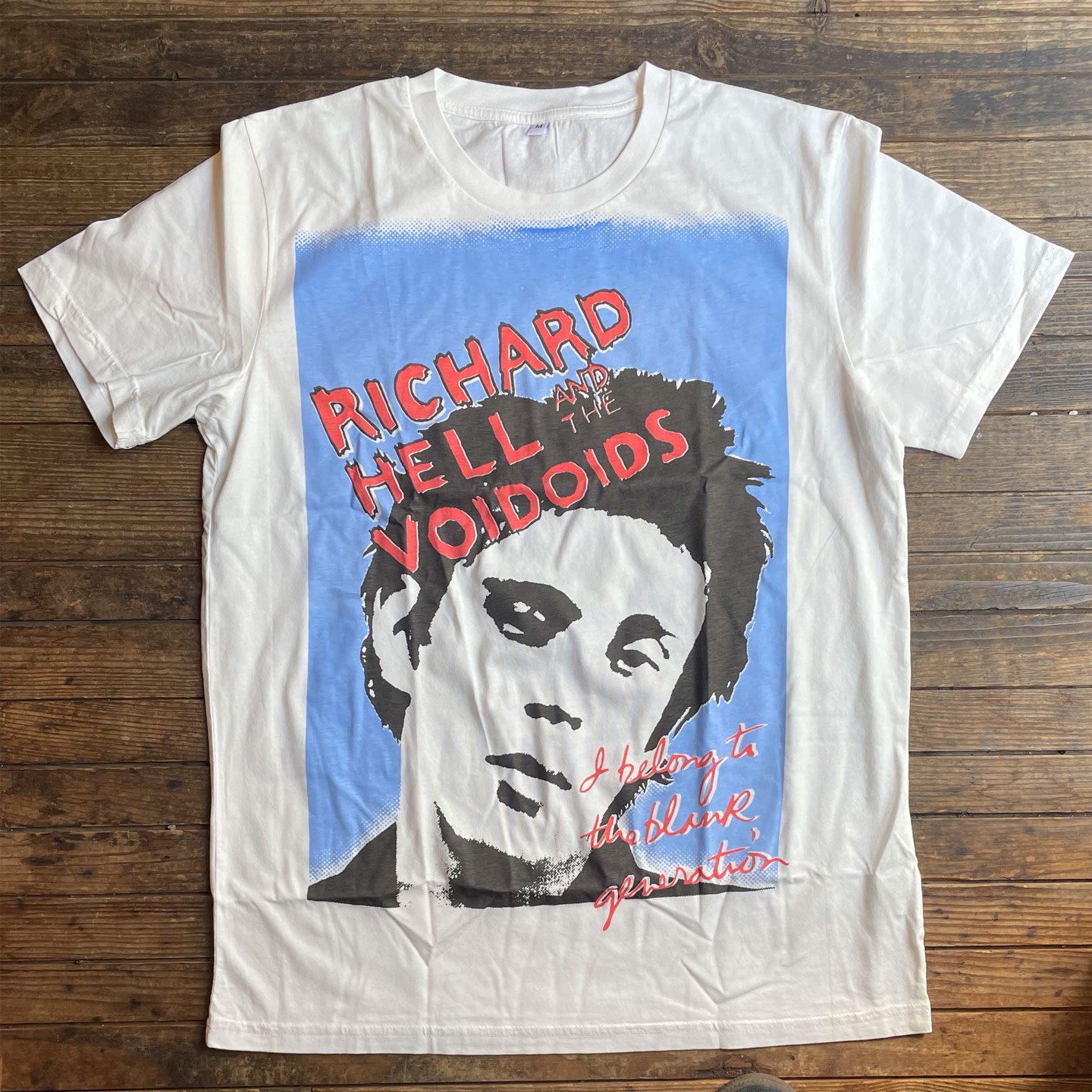 RICHARD HELL & THE VOIDOIDS Tシャツ blank generation big print