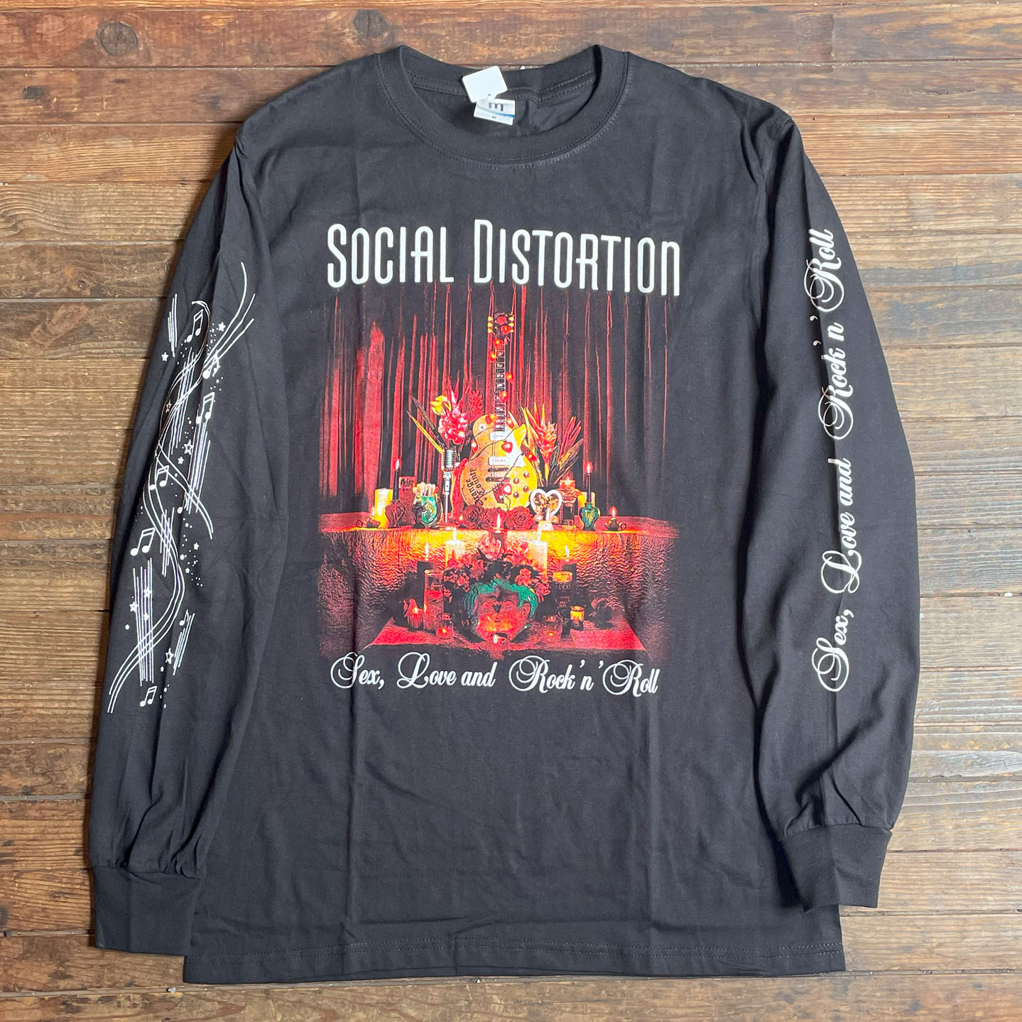 SOCIAL DISTORTION ロングスリーブTシャツ Sex, Love And Rock 'N' Roll