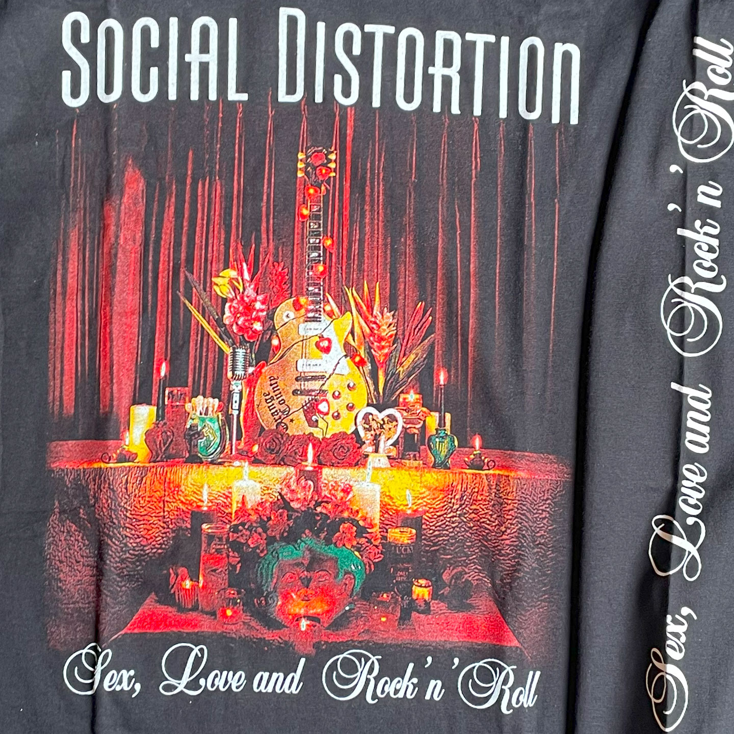 SOCIAL DISTORTION ロングスリーブTシャツ Sex, Love And Rock 'N' Roll