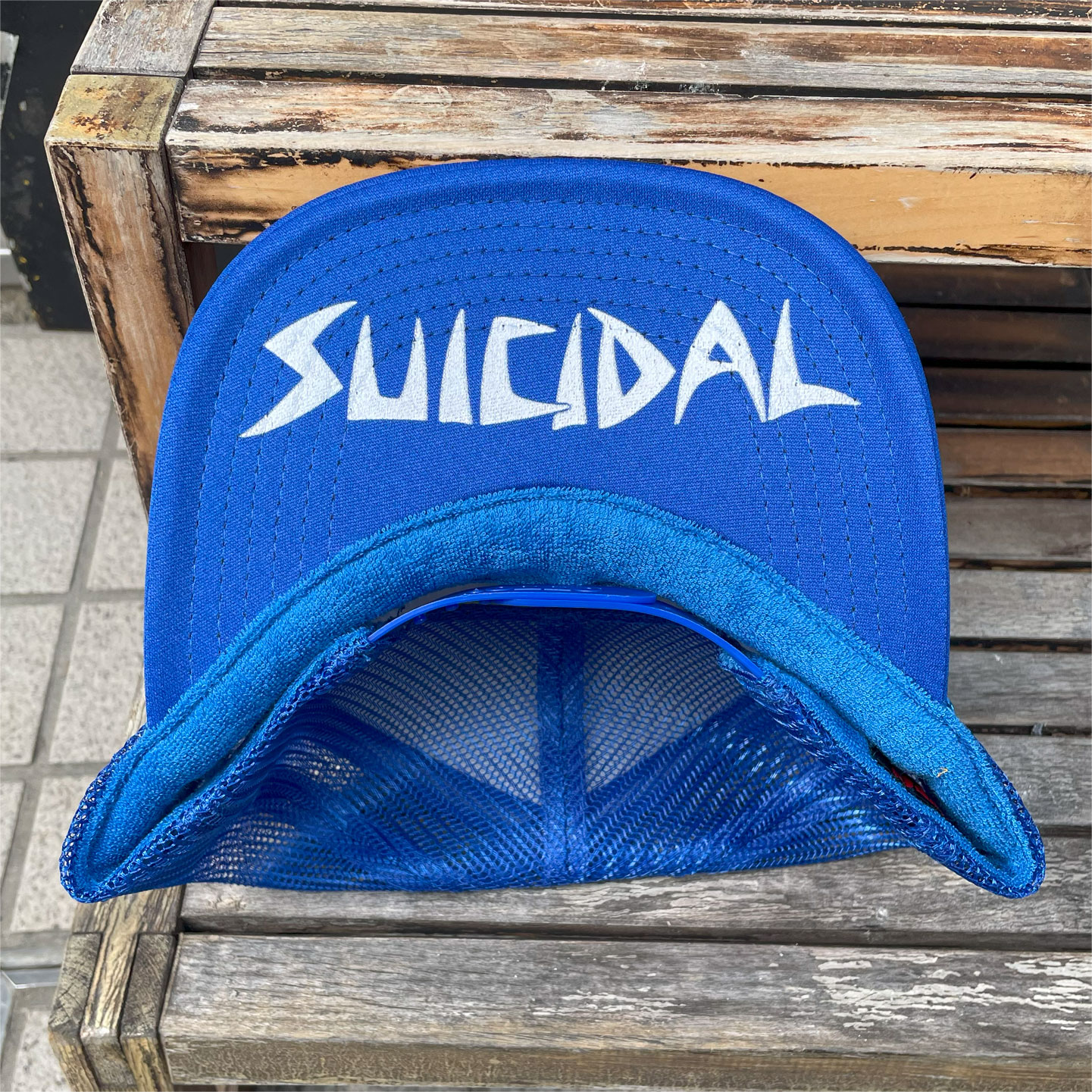 SUICIDAL TENDENCIES メッシュキャップ BLUE