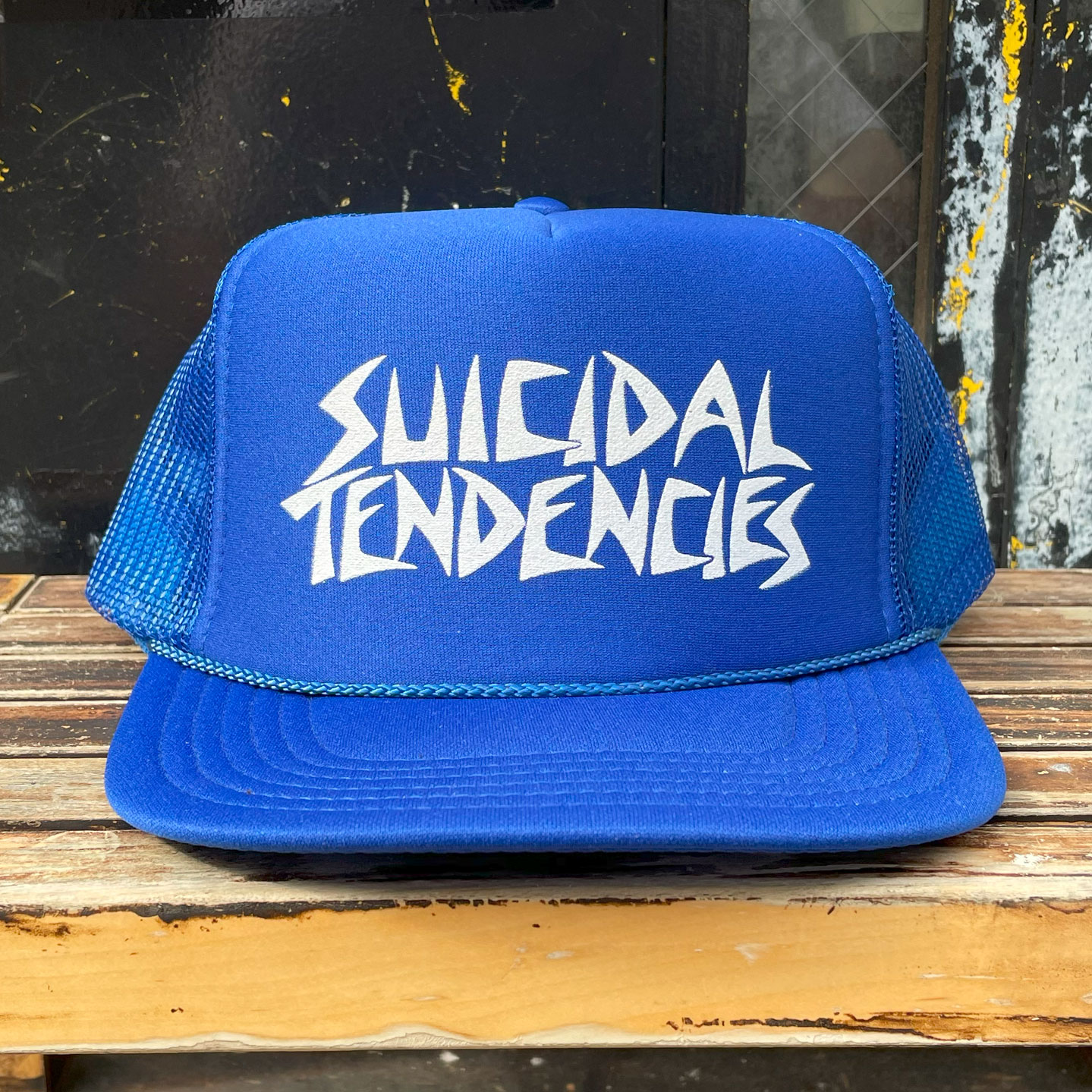 SUICIDAL TENDENCIES メッシュキャップ BLUE