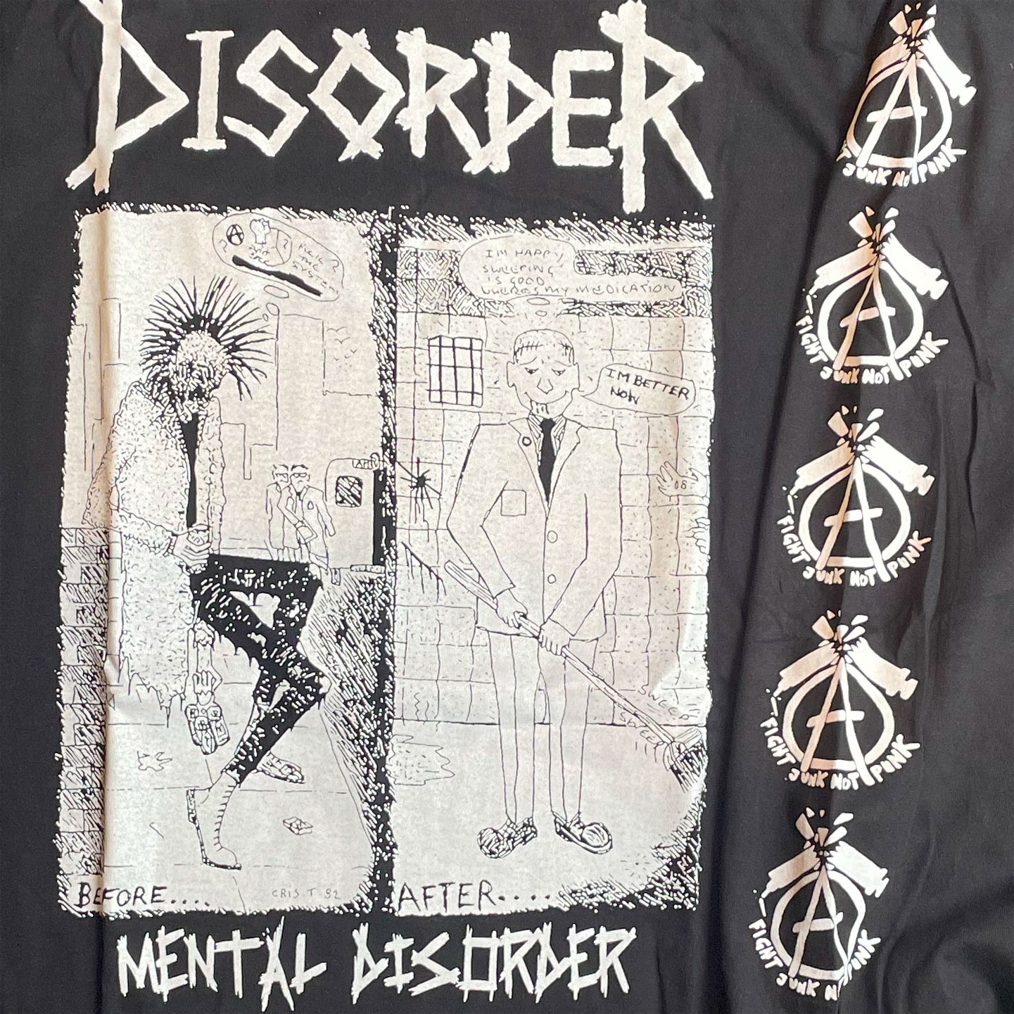 DISORDER ロングスリーブＴシャツ MENTAL DISORDER2