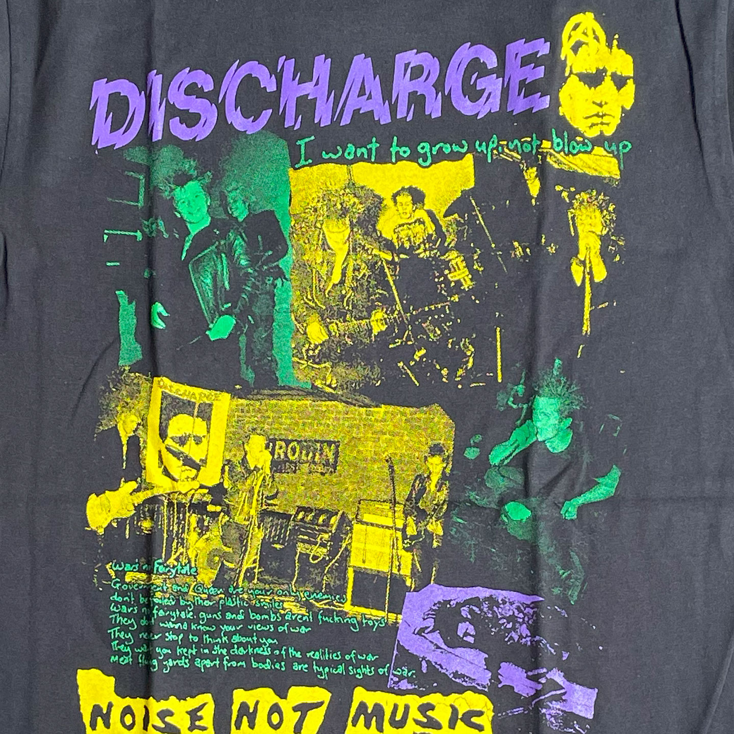 DISCHARGE Tシャツ NOISE NOT MUSIC