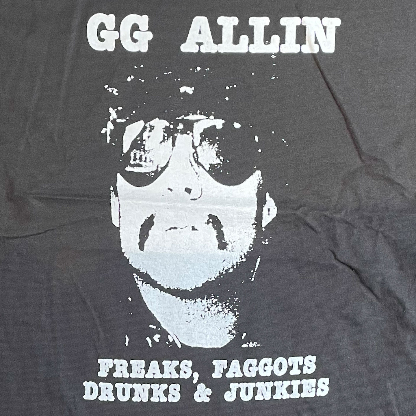 GG Allin Tシャツ FREAKS オフィシャル！