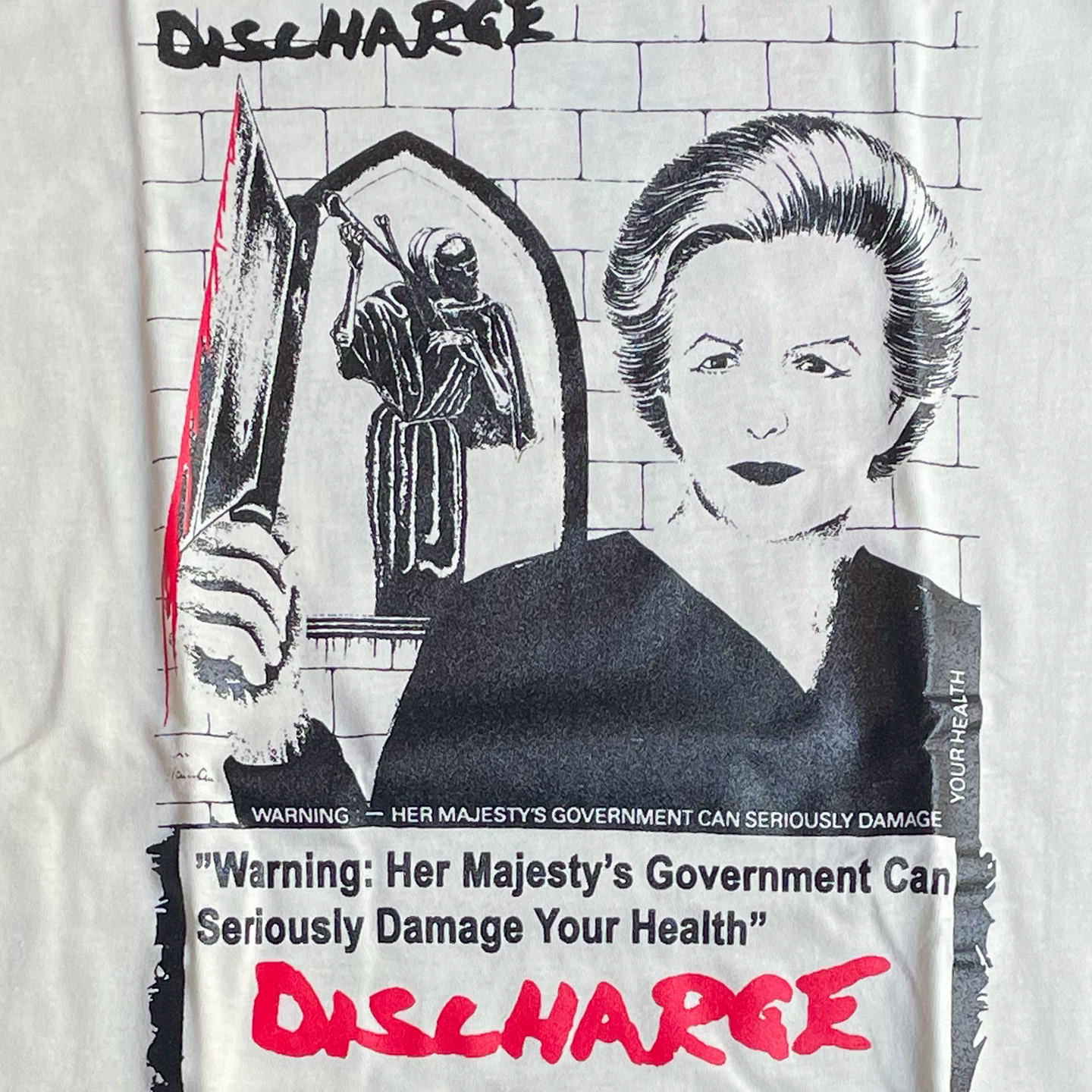 DISCHARGE Tシャツ WARNING