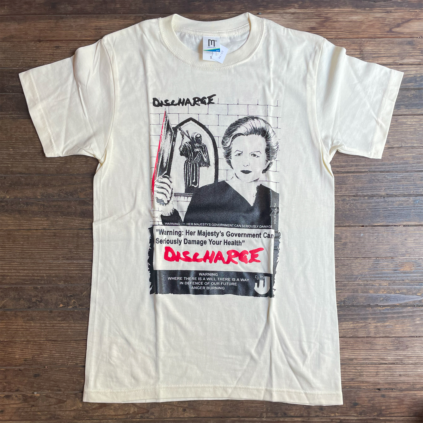 DISCHARGE Tシャツ WARNING