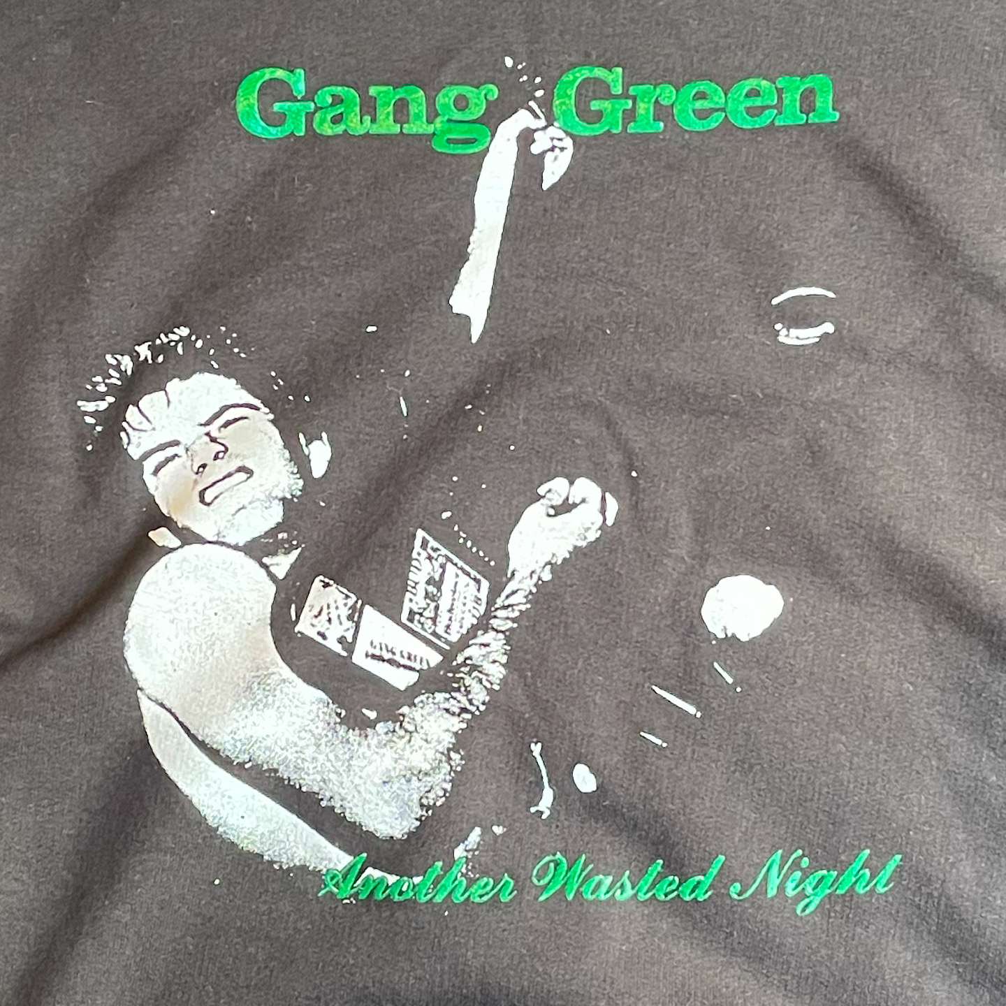 GANG GREEN パーカー ANOTHER WASTED NIGHT