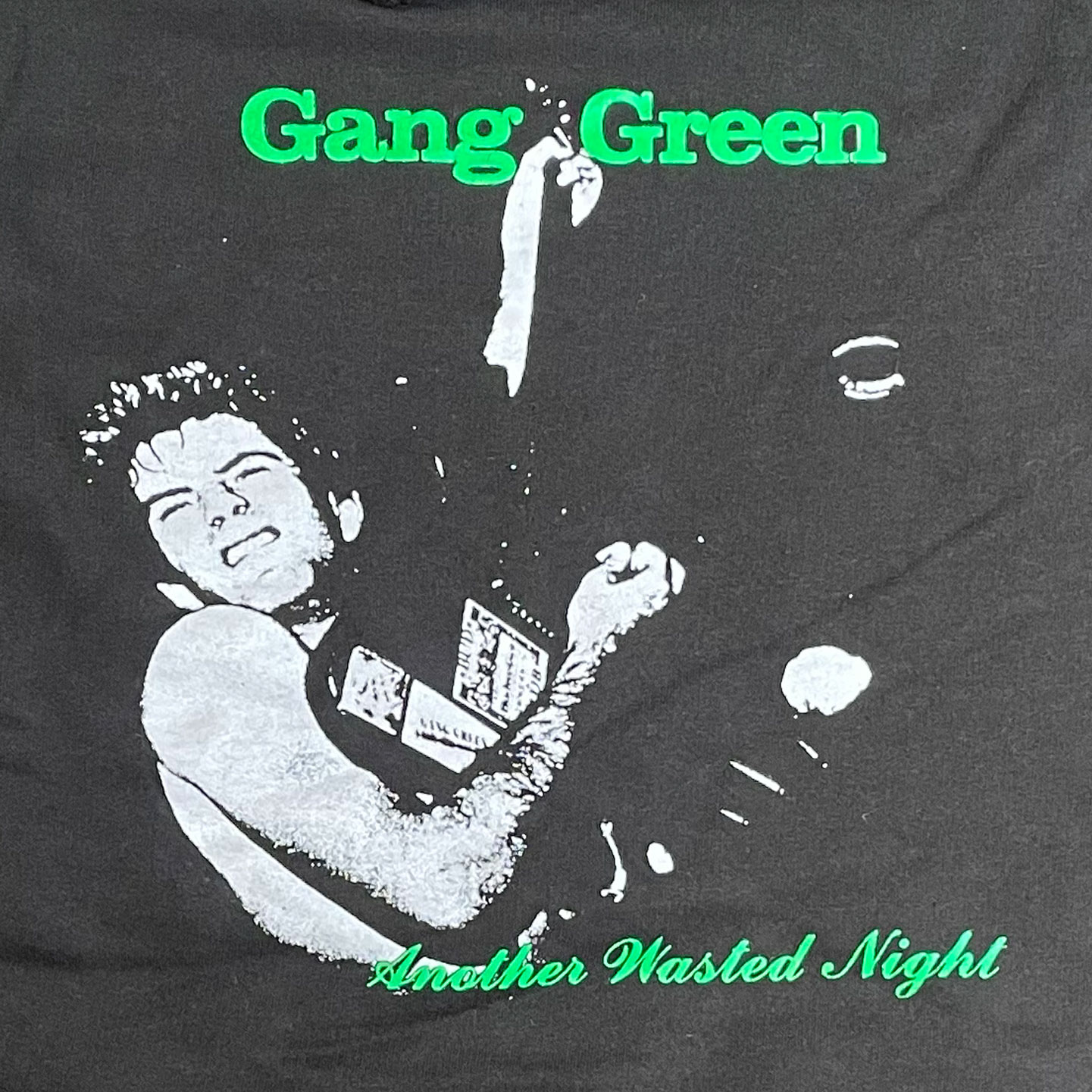 GANG GREEN パーカー ANOTHER WASTED NIGHT