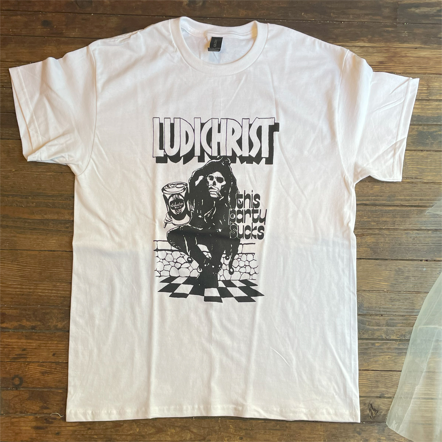 LUDICHRIST Tシャツ THIS PARTY SUCKS 