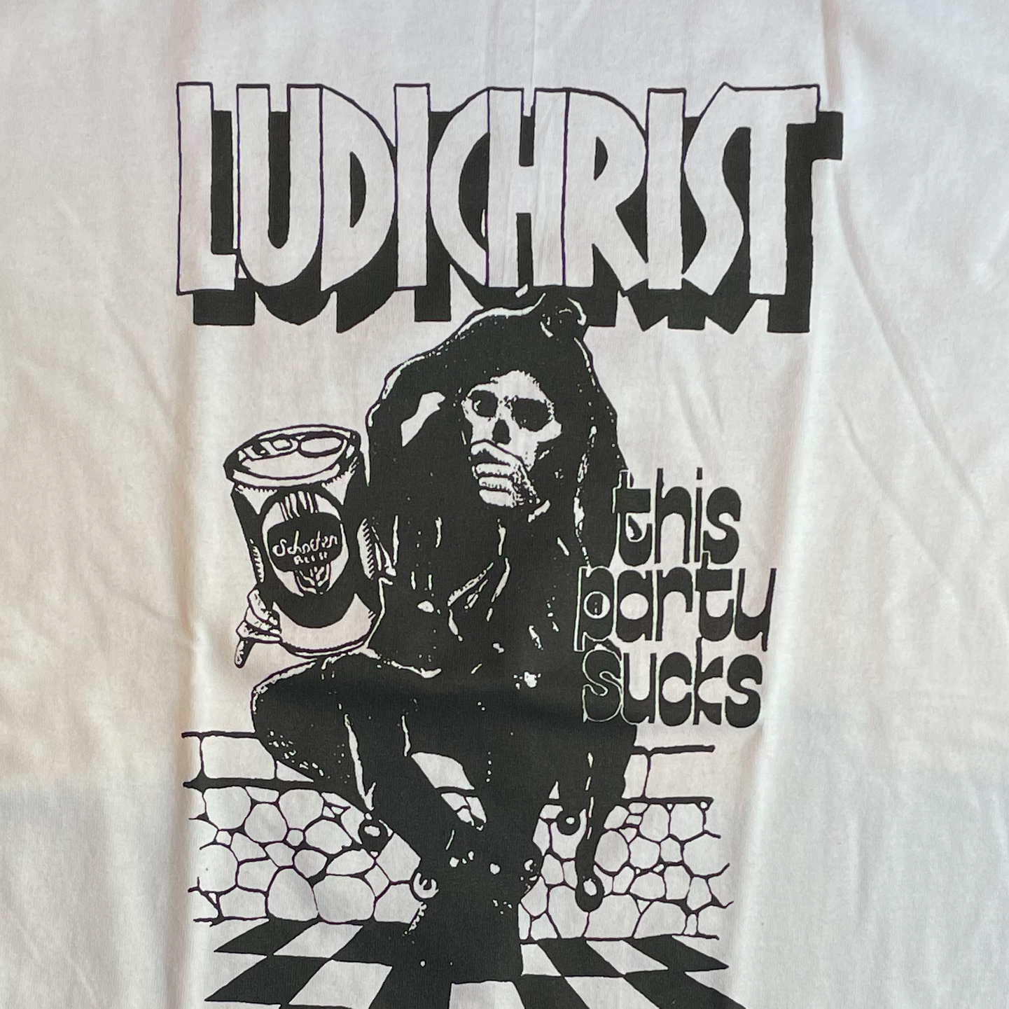 LUDICHRIST Tシャツ THIS PARTY SUCKS 