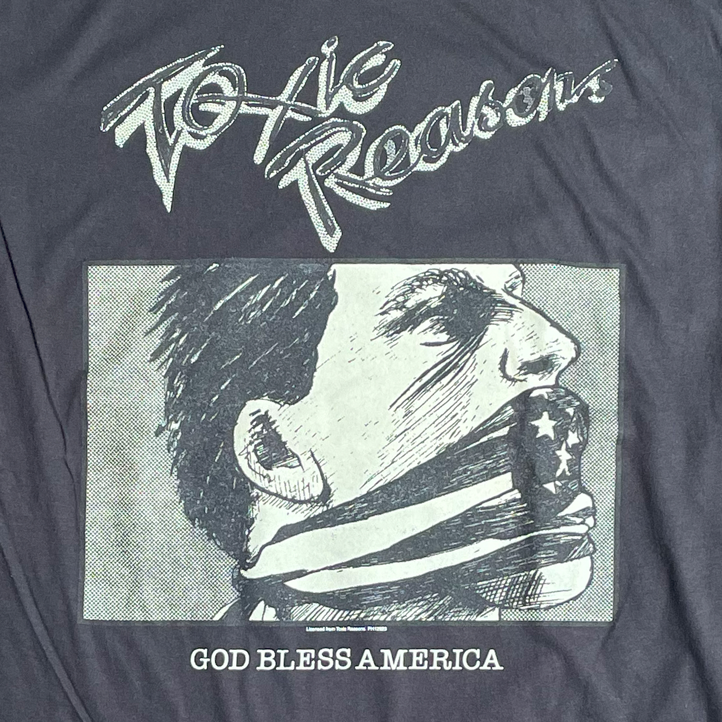 TOXIC REASONS Tシャツ God Bless America BLACK オフィシャル！