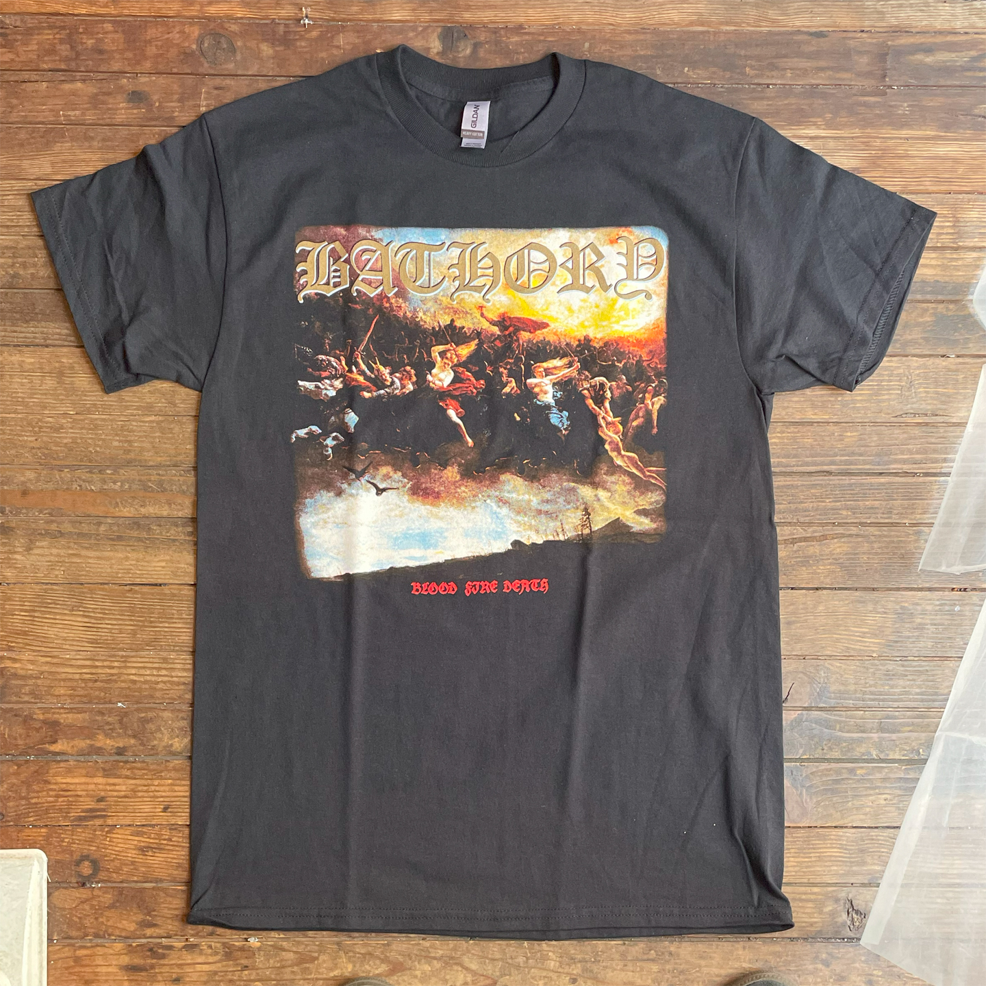 BATHORY Tシャツ  Blood Fire Death オフィシャル