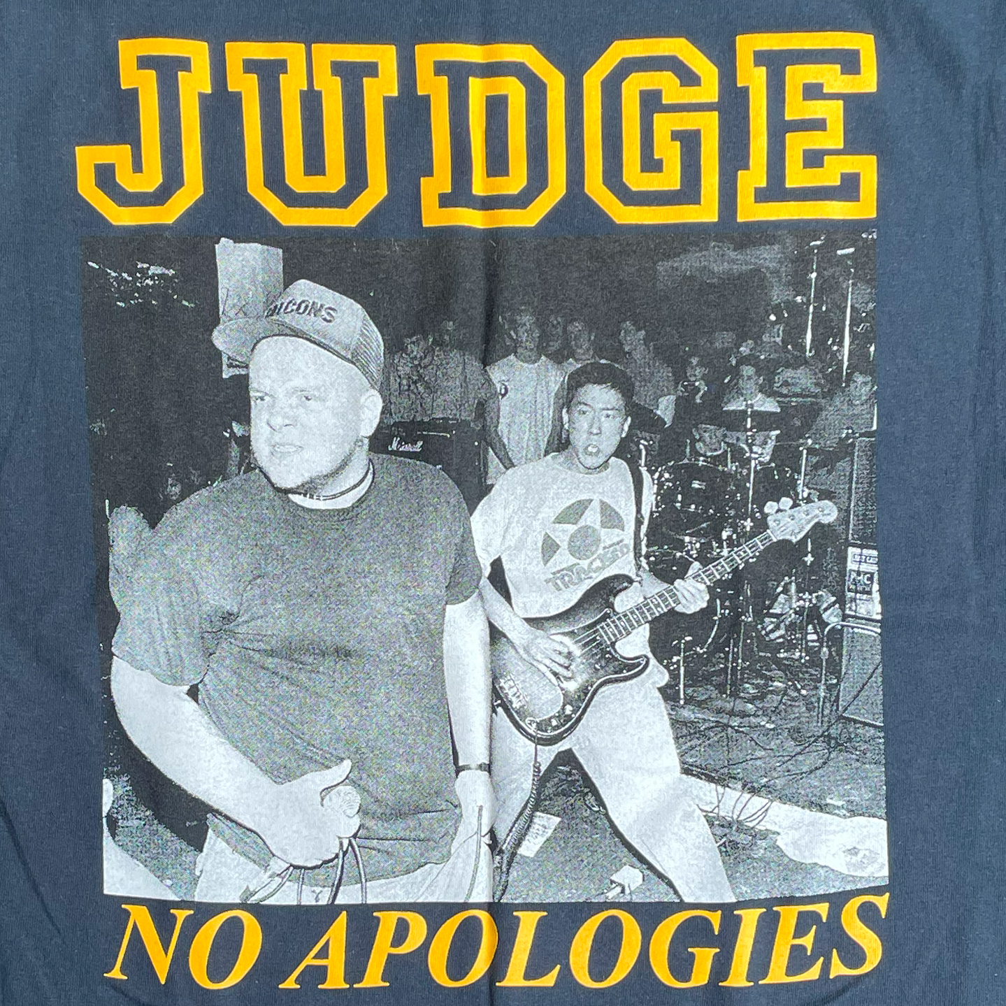 JUDGE Tシャツ NO APOLOGIES オフィシャル！