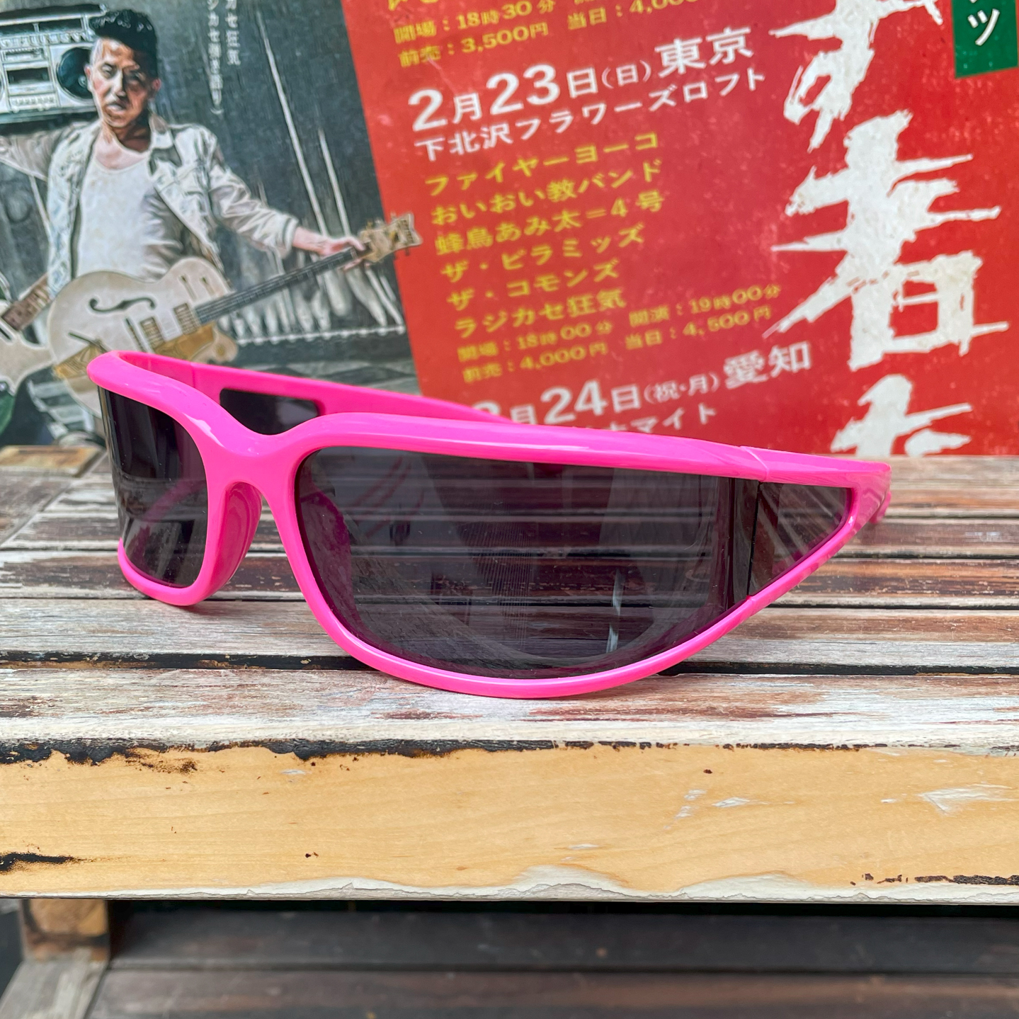 PUNK SUNGLASS CATS EYE PINK