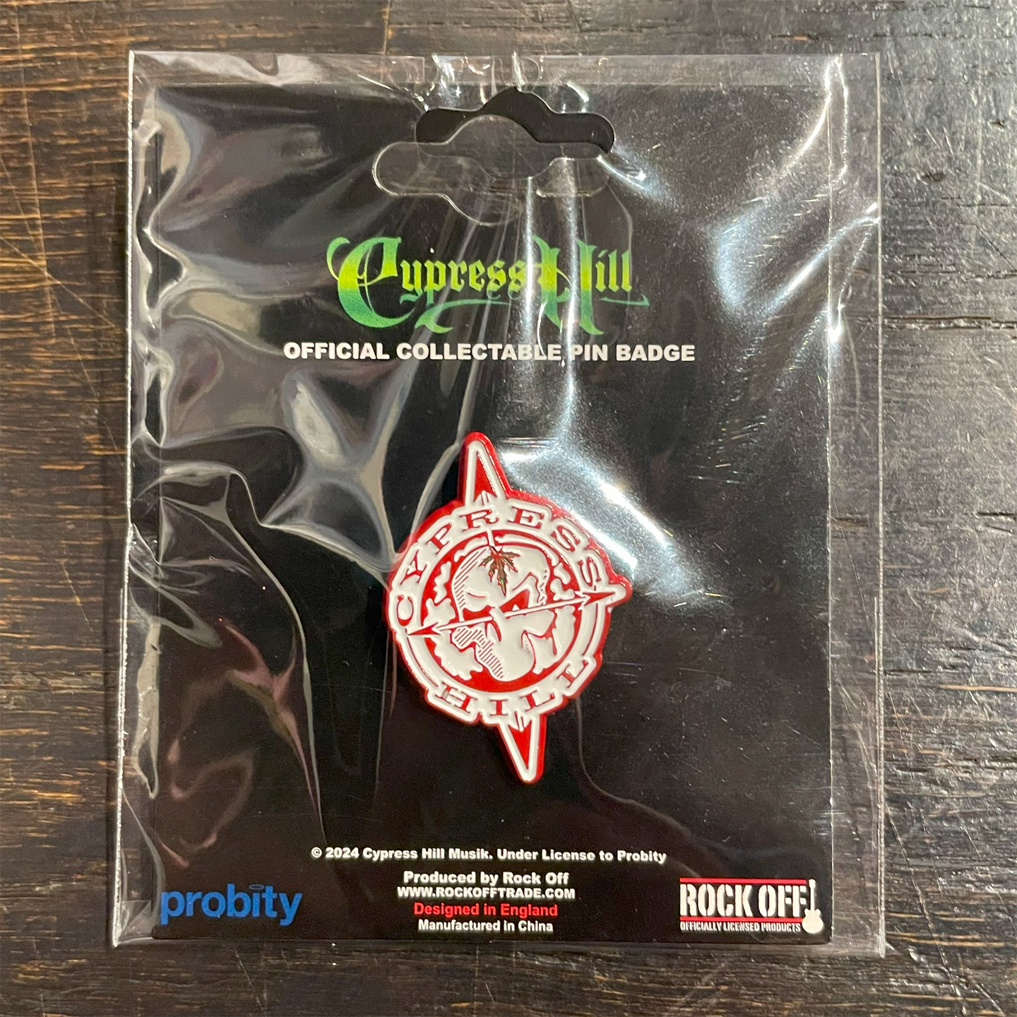 CYPRESS HILL ピンバッジ LOGO オフィシャル！