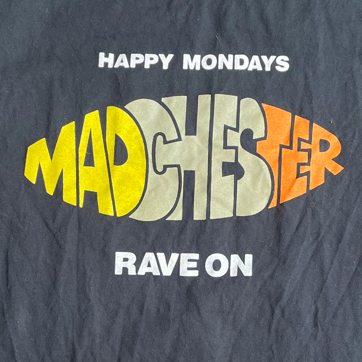 USED! HAPPY MONDAYS Tシャツ RAVE ON