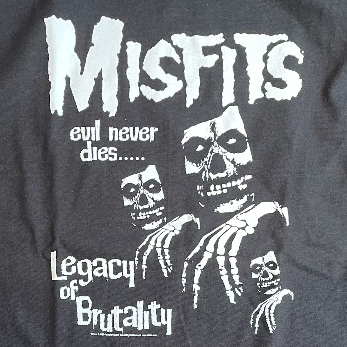 MISFITS Tシャツ legacy of brutality オフィシャル！